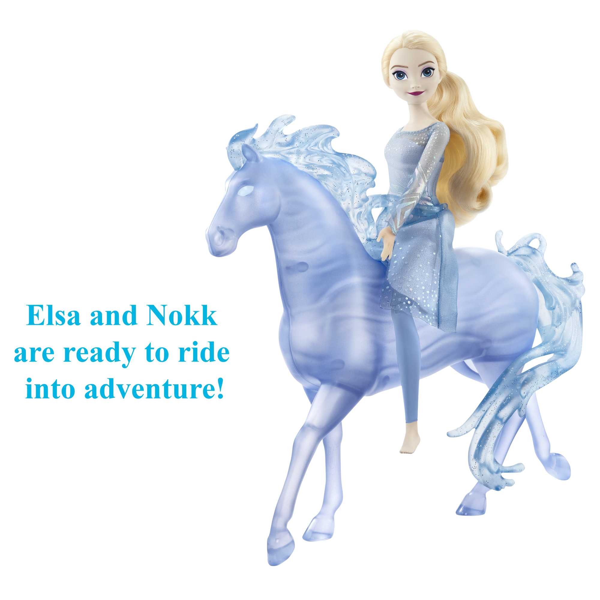 Disney Frozen Elsa Fashion Doll And Horse-Shaped Water Nokk Figure Inspired By Disney's Frozen 2 - Image 3