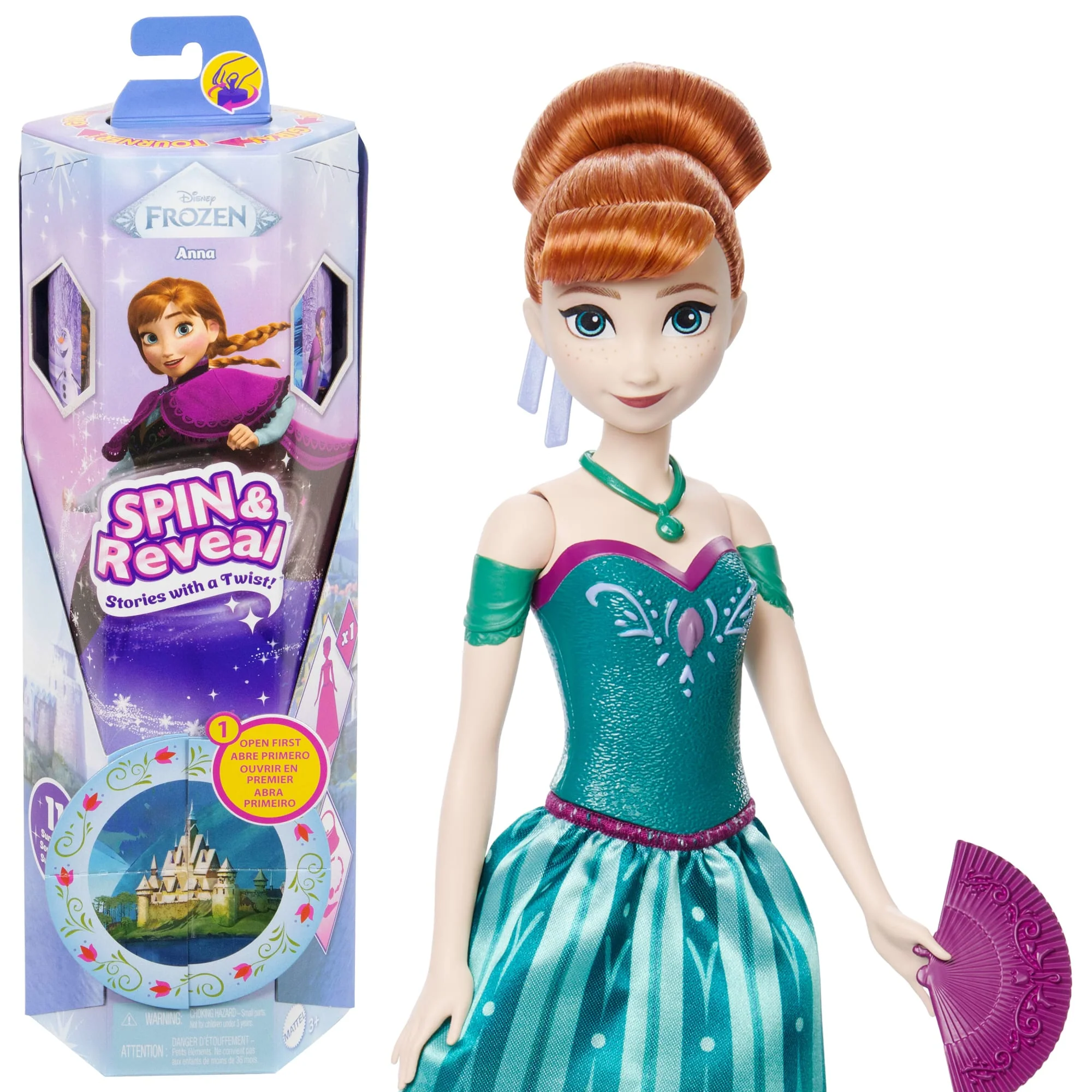 Disney Frozen Muñeca Spin and Reveal Anna