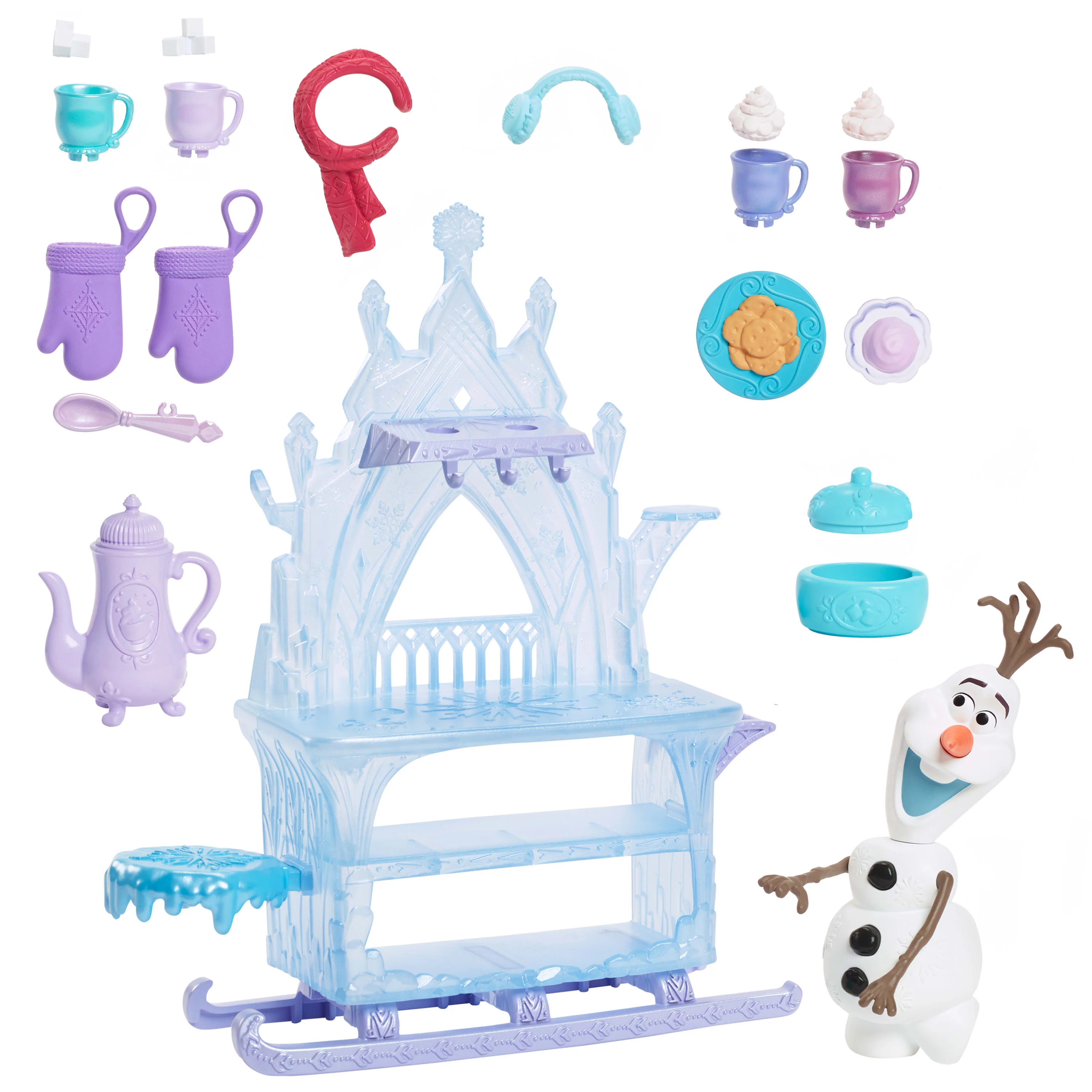 Disney Frozen Olaf Treat Sled Playset With Olaf Doll & 15+ Accessories, - Image 4