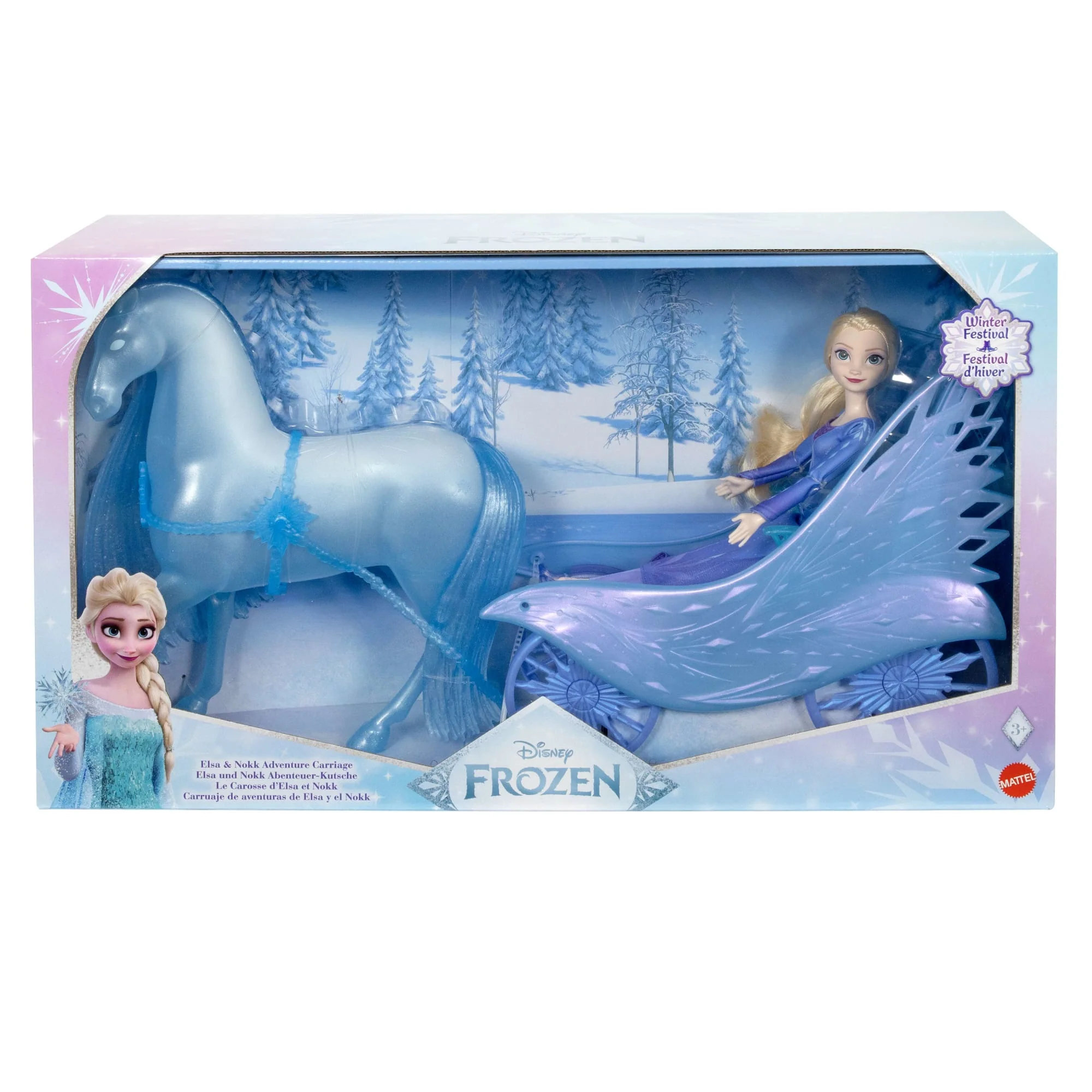 Disney Frozen Set de Juego Elsa y Caballo Nokk - Image 4