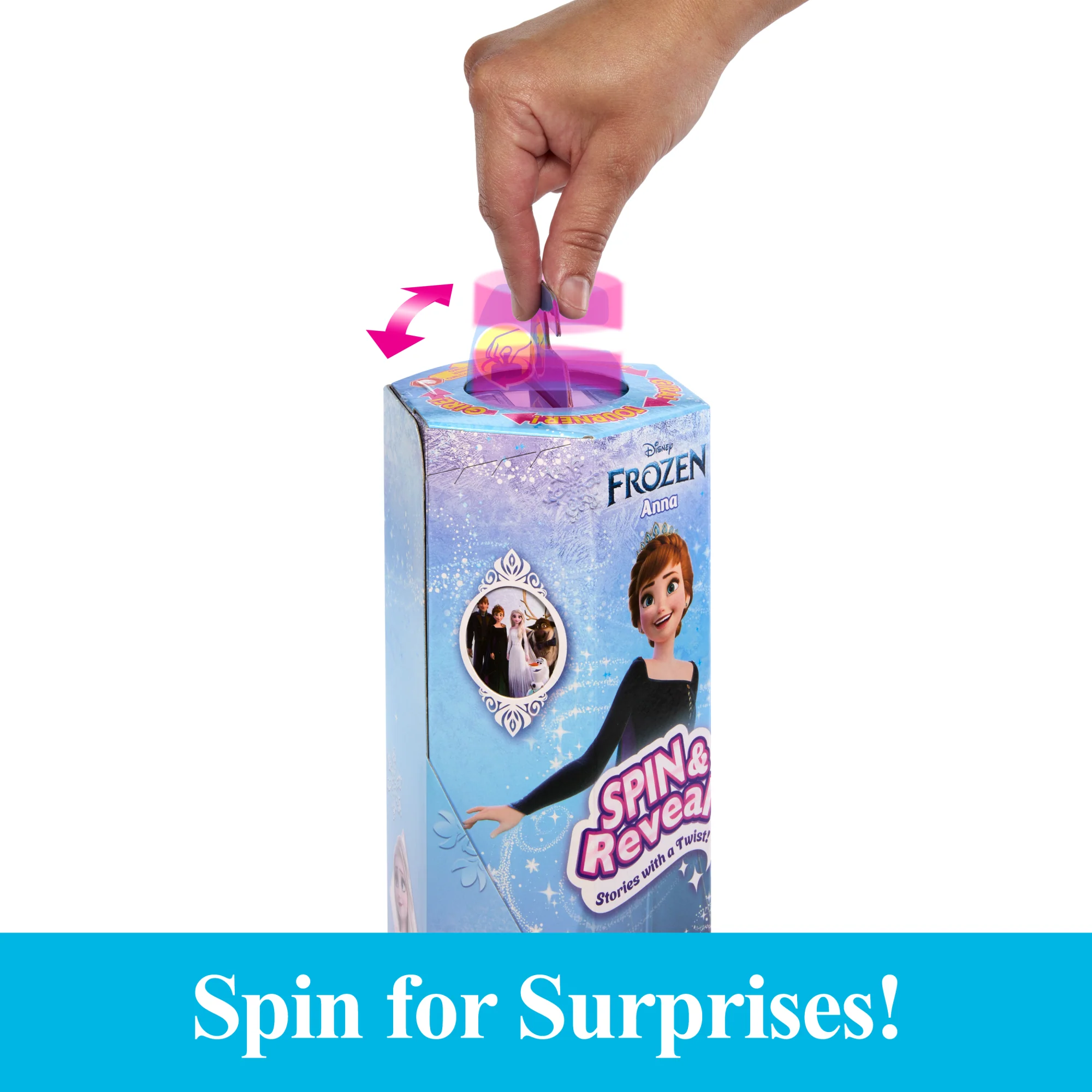 Disney Frozen Spin & Reveal Anna Fashion Doll & Accessories With 11 Surprises - Image 3