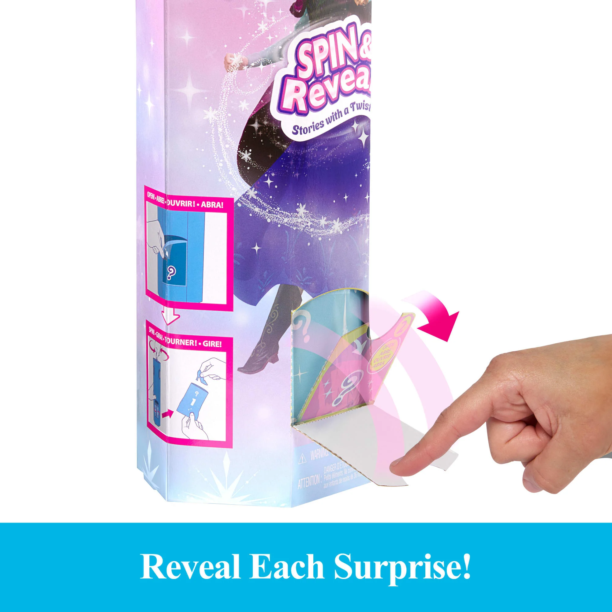 Disney Frozen Spin & Reveal Anna Fashion Doll & Accessories With 11 Surprises From Disney Movie - Image 4