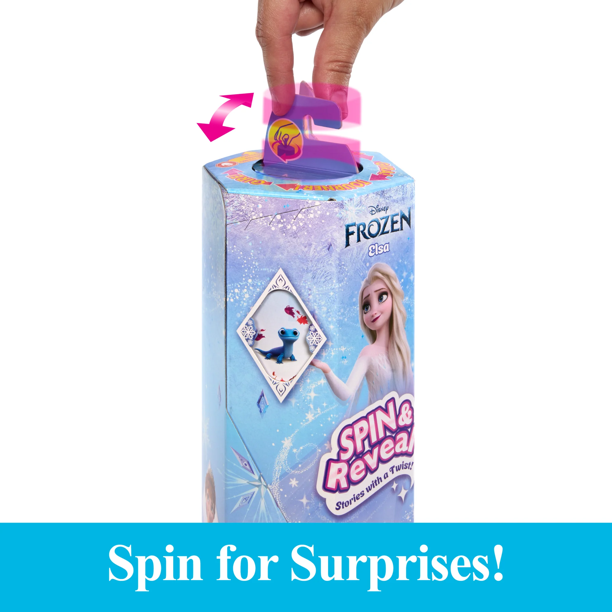 Disney Frozen Spin & Reveal Elsa Fashion Doll & Accessories With 11 Surprises - Image 3