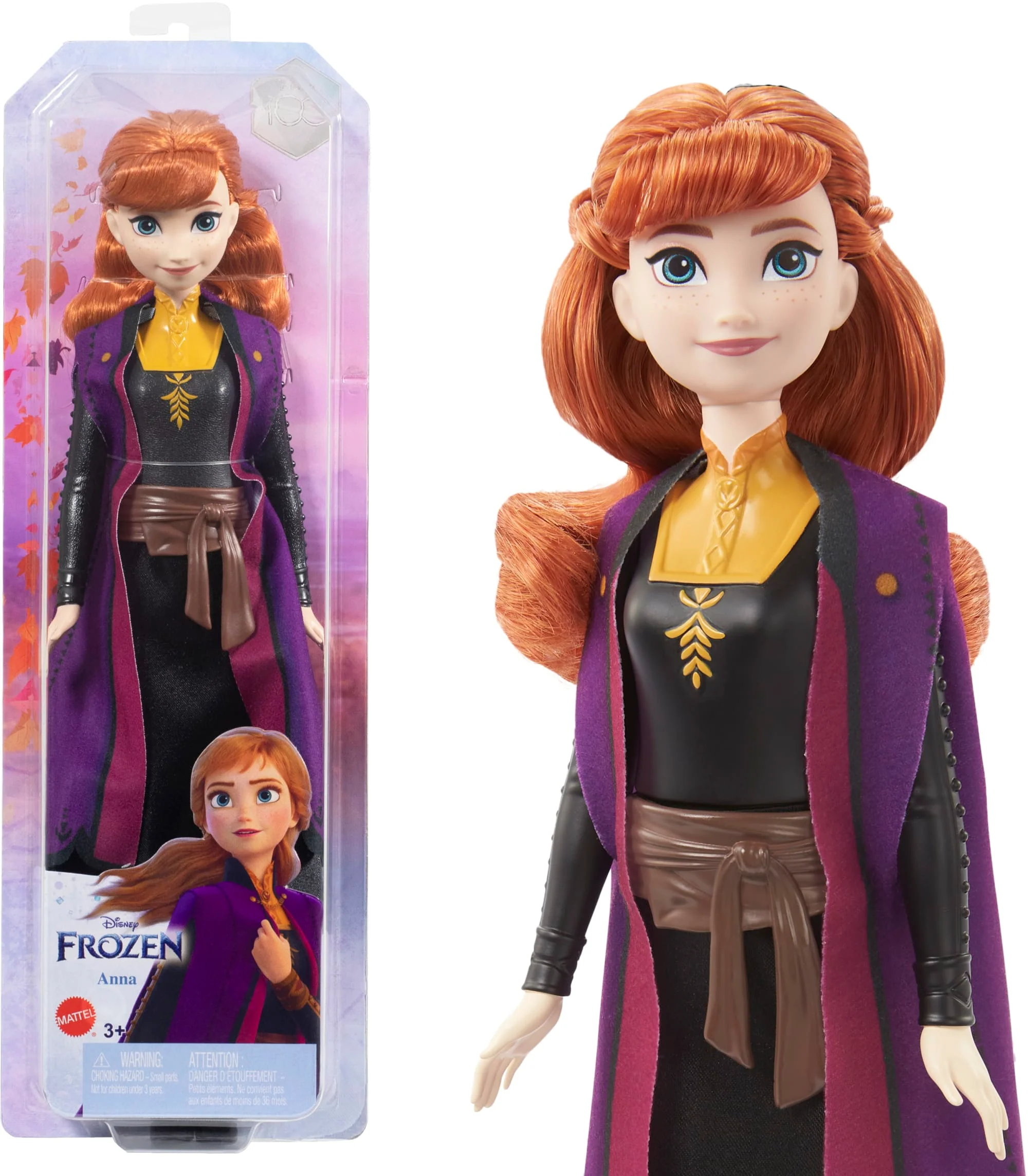 Disney-La Reine des Neiges 2-Anna-Poupée Avec Habillage et Accessoires