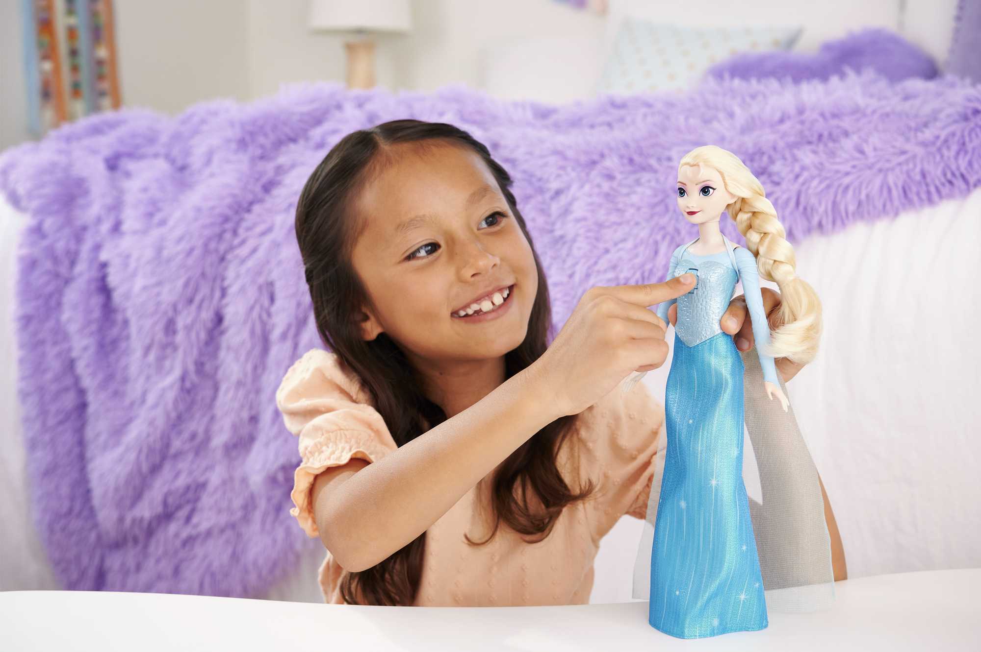 Disney-La Reine des Neiges-Elsa Poupée Chantante « Libérée, Délivrée » - Version Française - Image 2