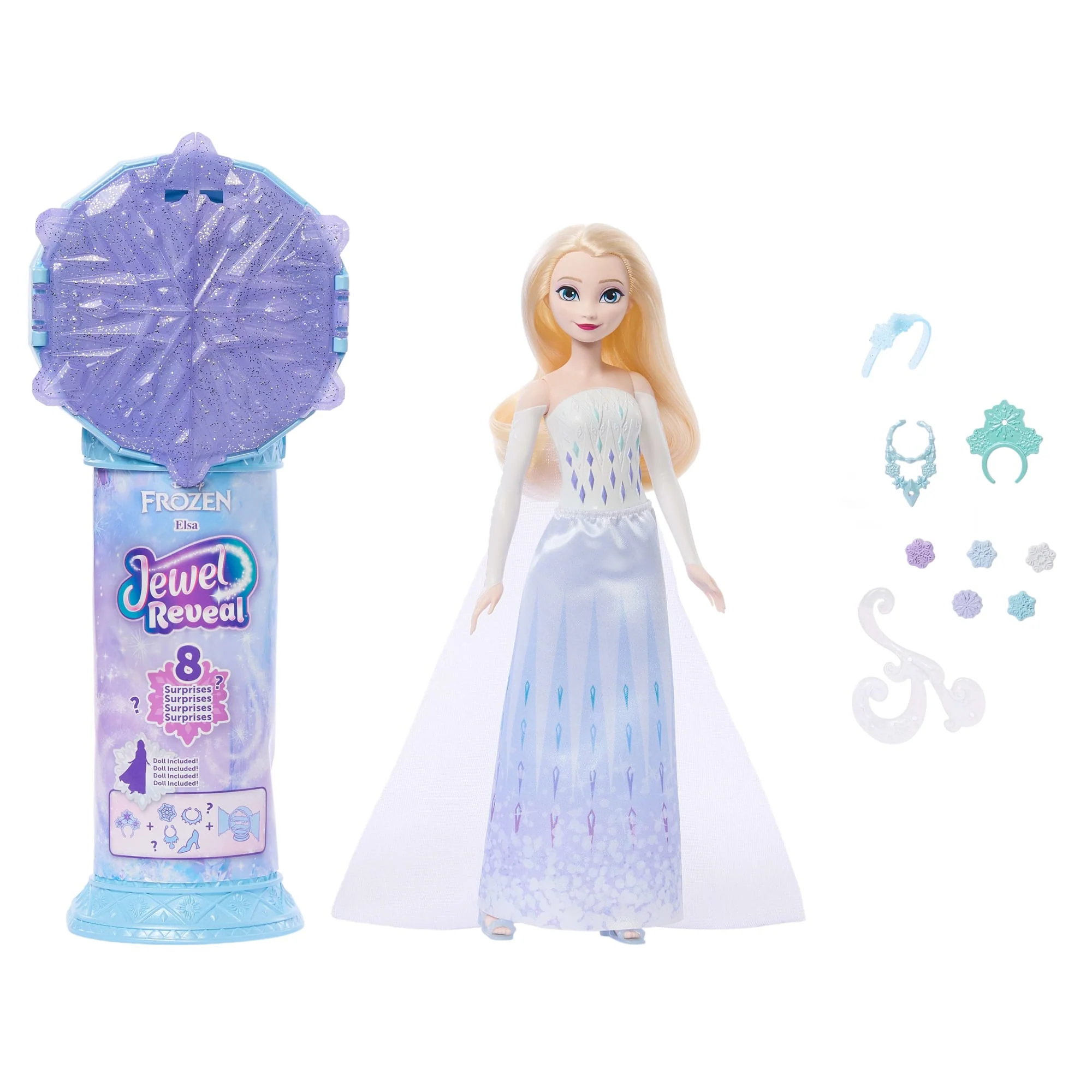 Disney La Reine des Neiges Poupée Elsa Jewel Reveal - Image 5