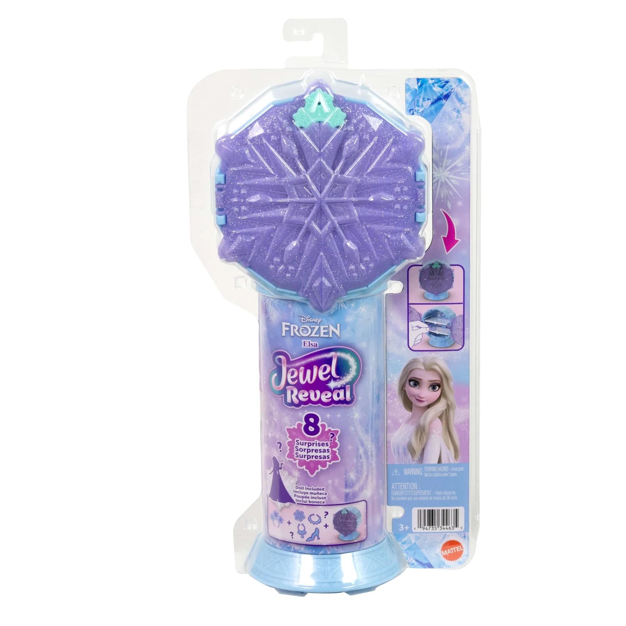 Disney La Reine des Neiges Poupée Elsa Jewel Reveal - Image 6