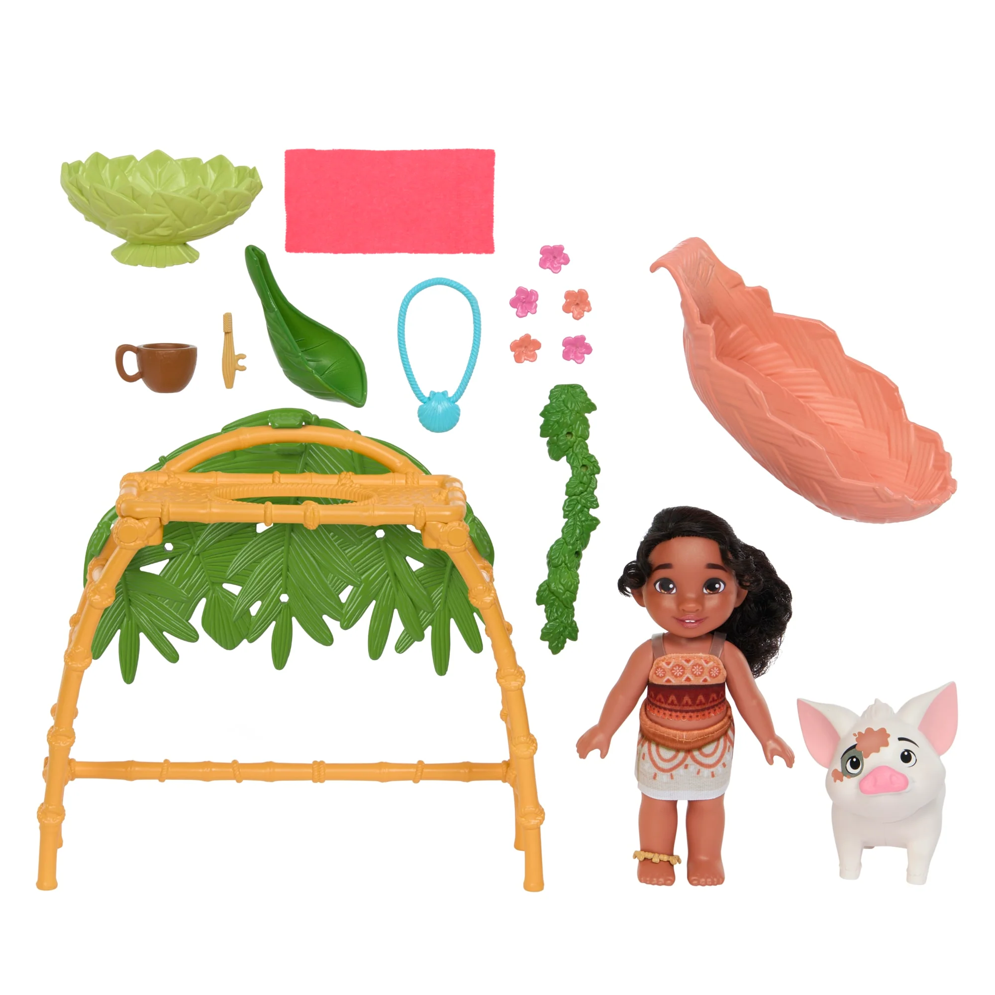 Disney Moana 2 Coffret de Jeu Plaisirs du Bain de Simea et Pua - Image 6