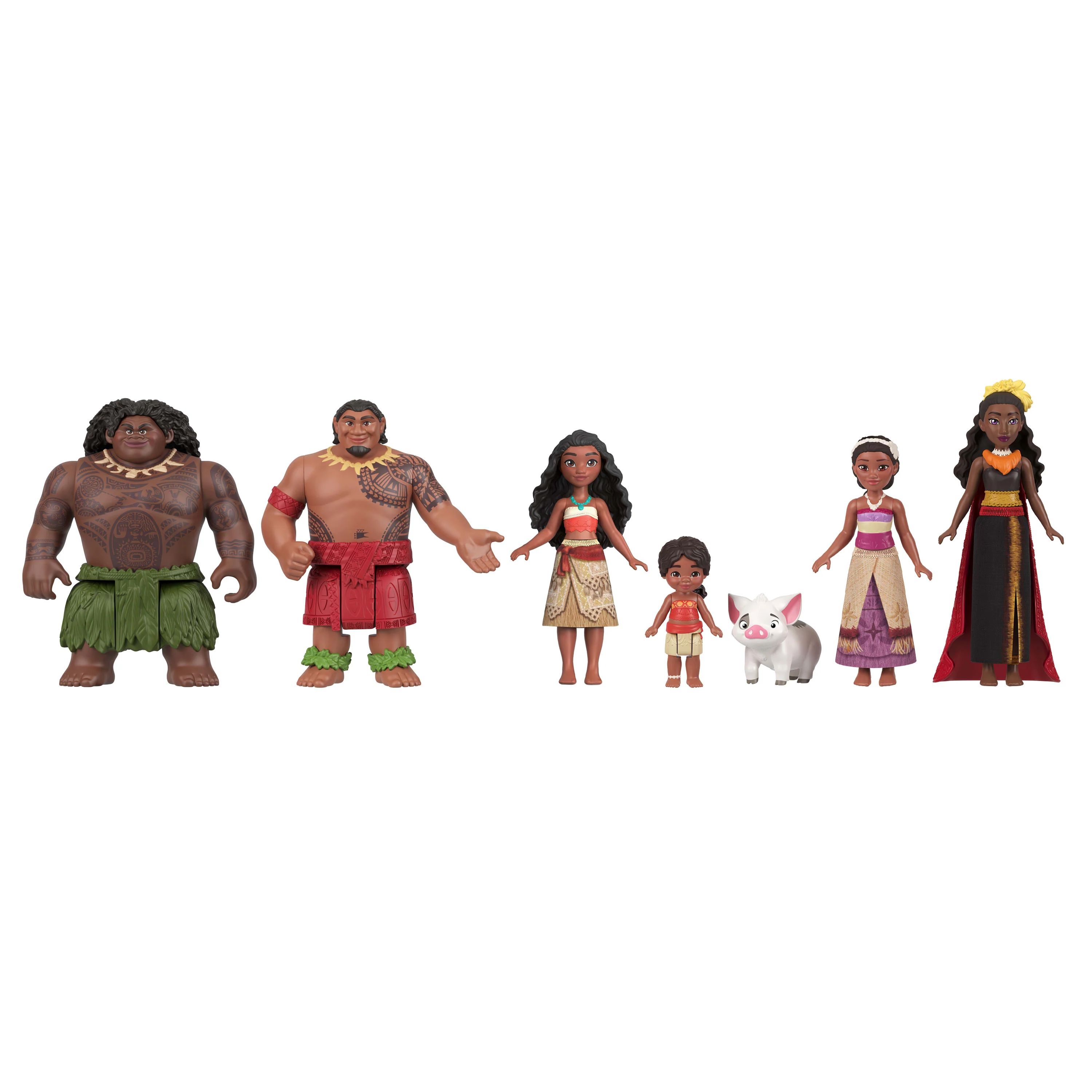 Disney Moana 2 Toys, Moana's Adventure Set With 6 Small Dolls & 2 Accessories - Image 5