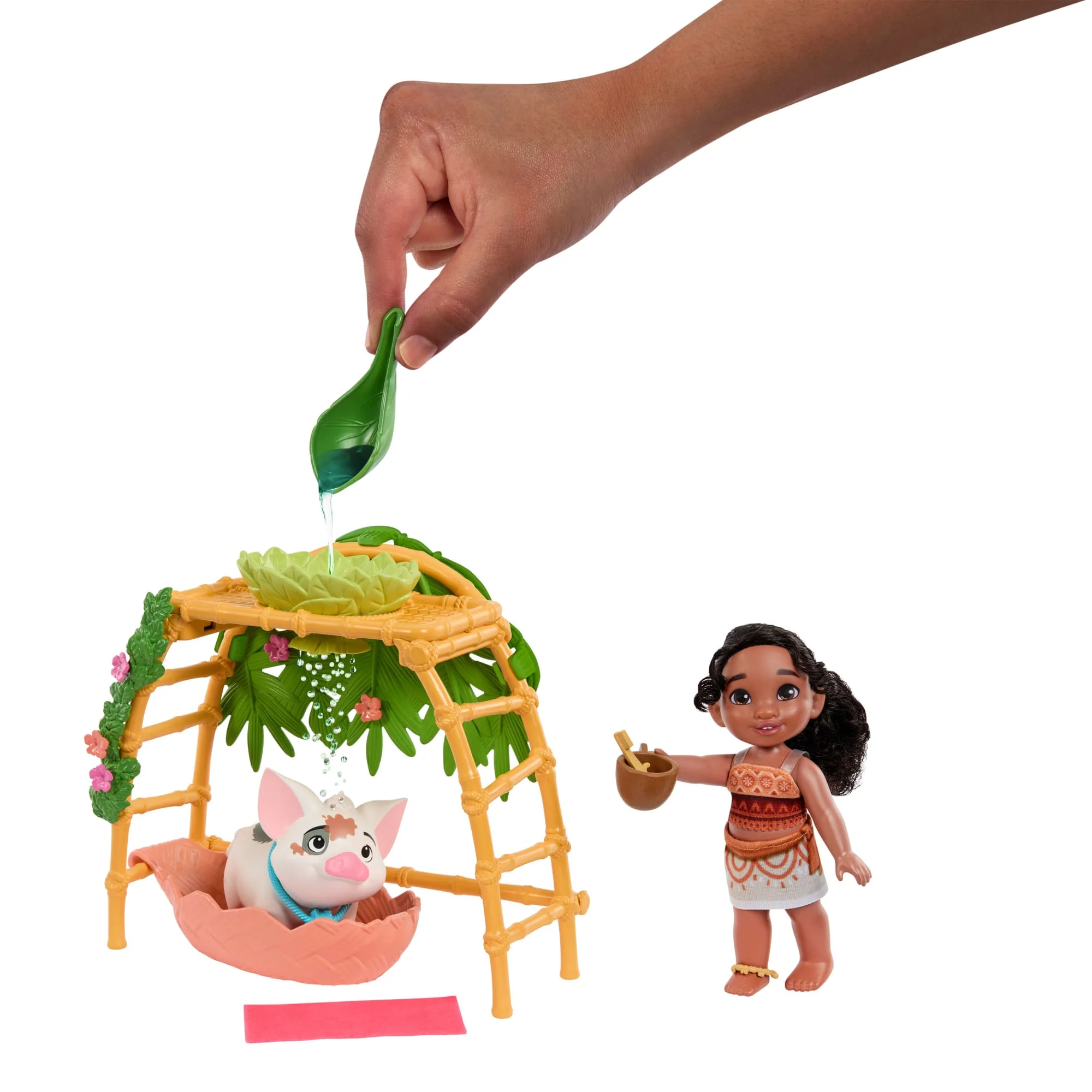 Disney Moana 2 Simea & Pua Bathtime Fun Playset, Fashion Doll & 10+ Accessories, Inspired By The Movie - Image 5