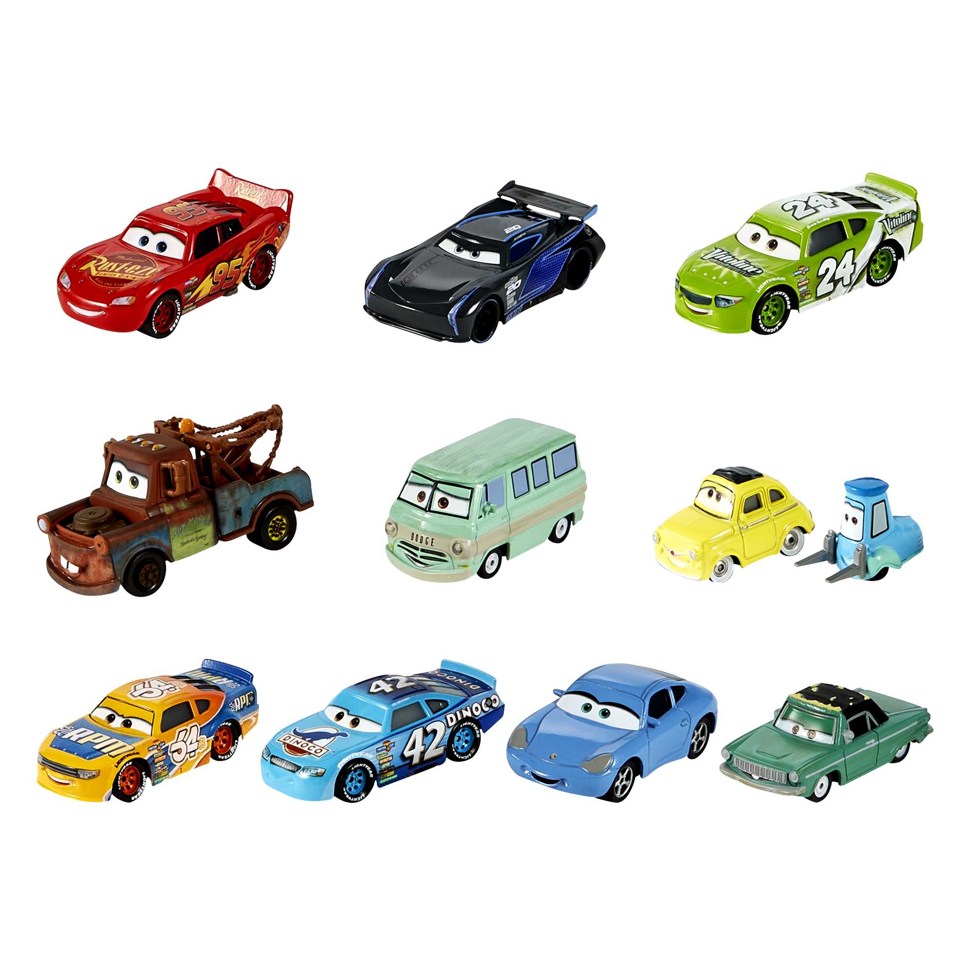 Disney And Pixar Cars Die-Cast Vehicle 10-Pack