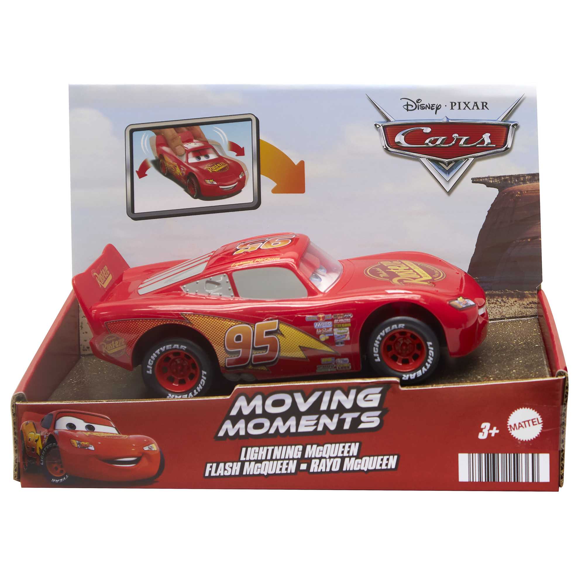 Voiture Disney · Pixar Cars Flash Mcqueen en Mouvement Avec Les Yeux et La Bouche Qui Bougent - Image 5