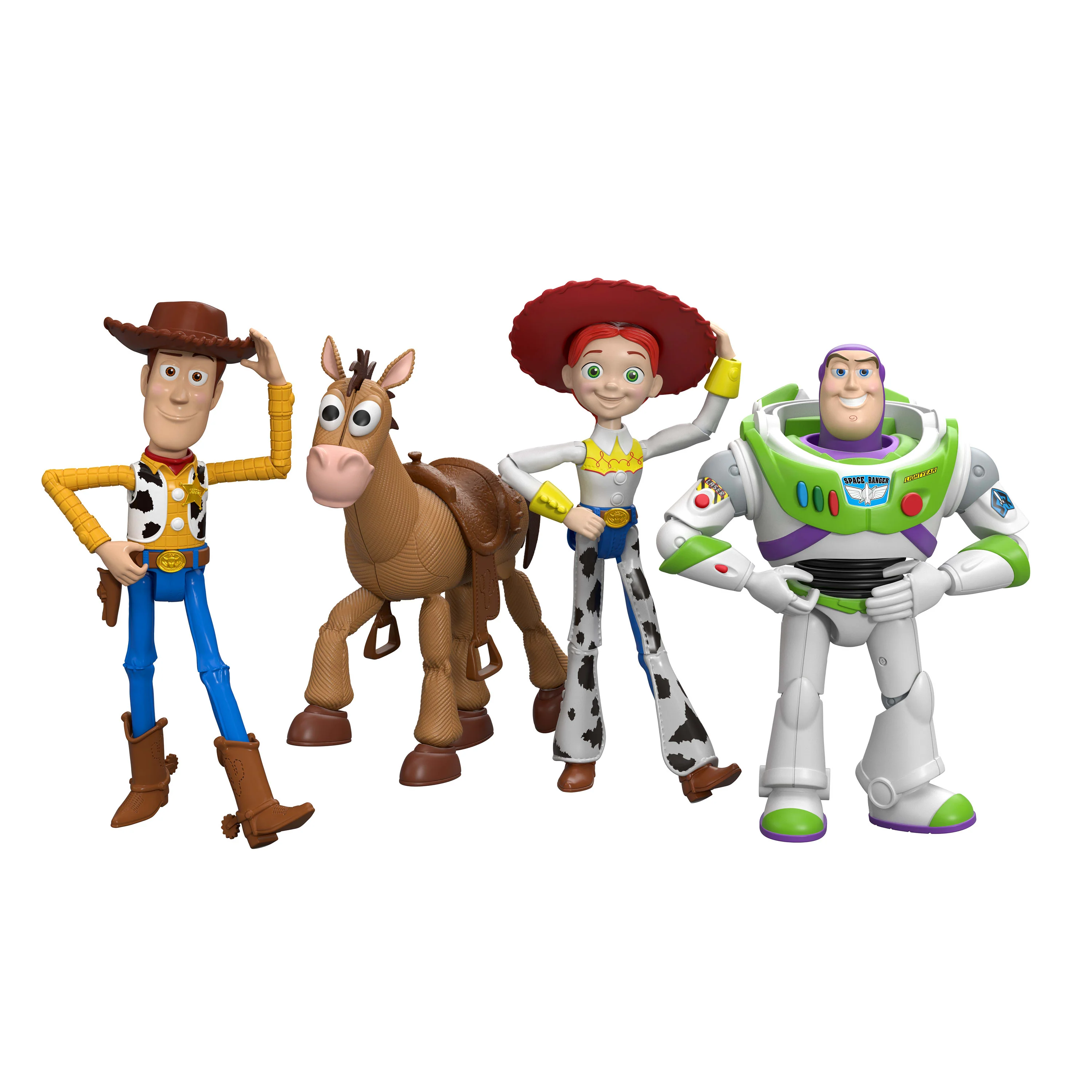 Disney · Pixar-Coffret Woody, Jessie, Pile-Poil et Buzz L’Éclair
