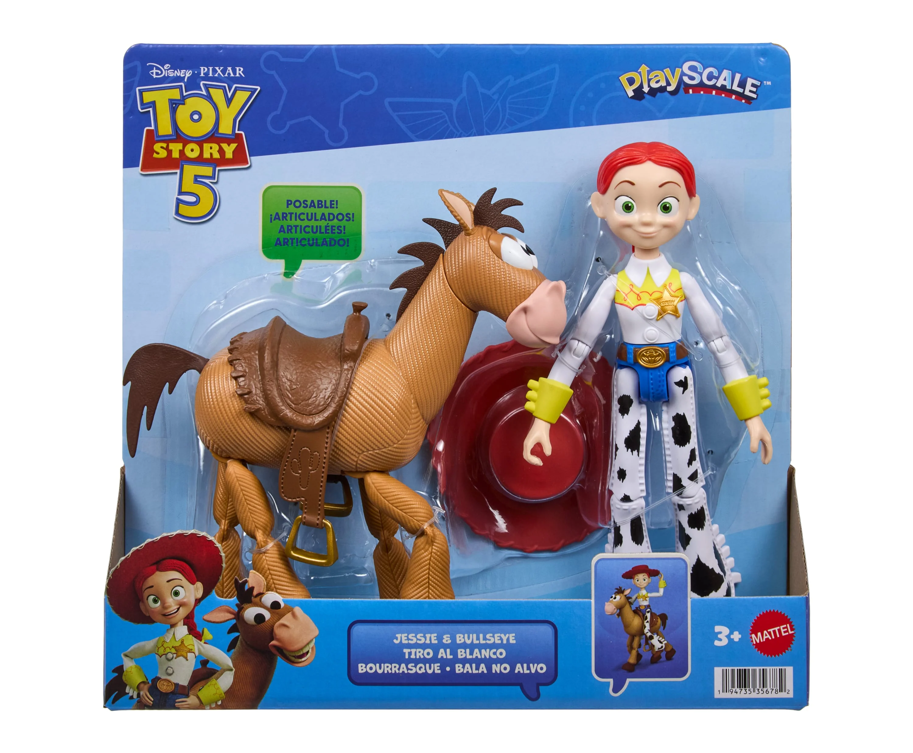 Disney · Pixar Toy Story 5-Coffret de 2 Figurines Articulées Jessie et Pile-Poil - Image 6