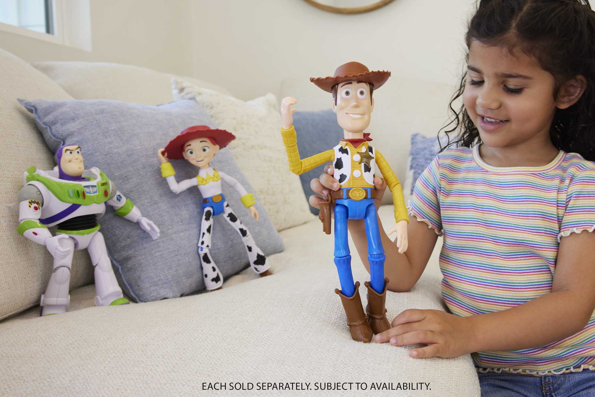 Disney Pixar Toy Story Large Buzz Lightyear Action Figure, Collectible Toy in 12-inch Scale