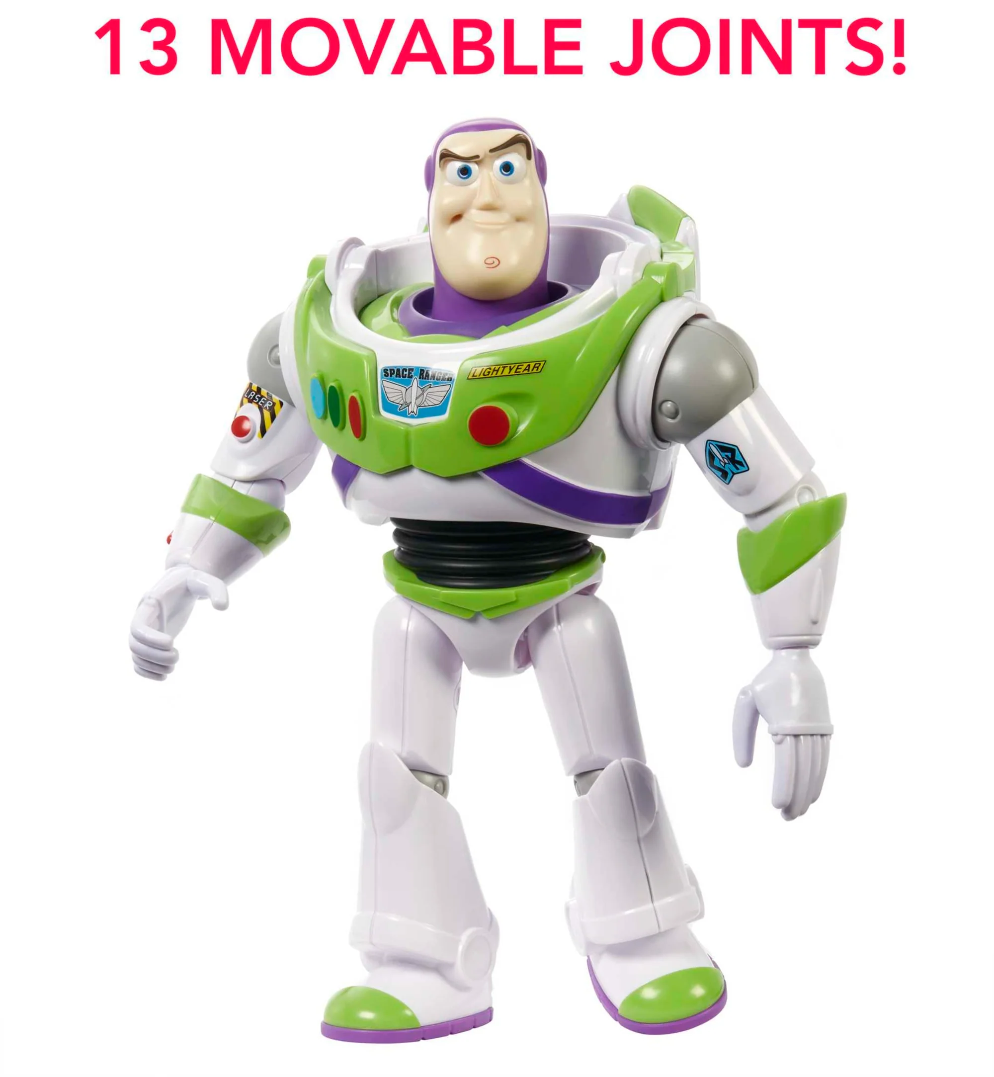 Disney Pixar Toy Story Large Buzz Lightyear Action Figure, Collectible Toy in 12-inch Scale - Image 2