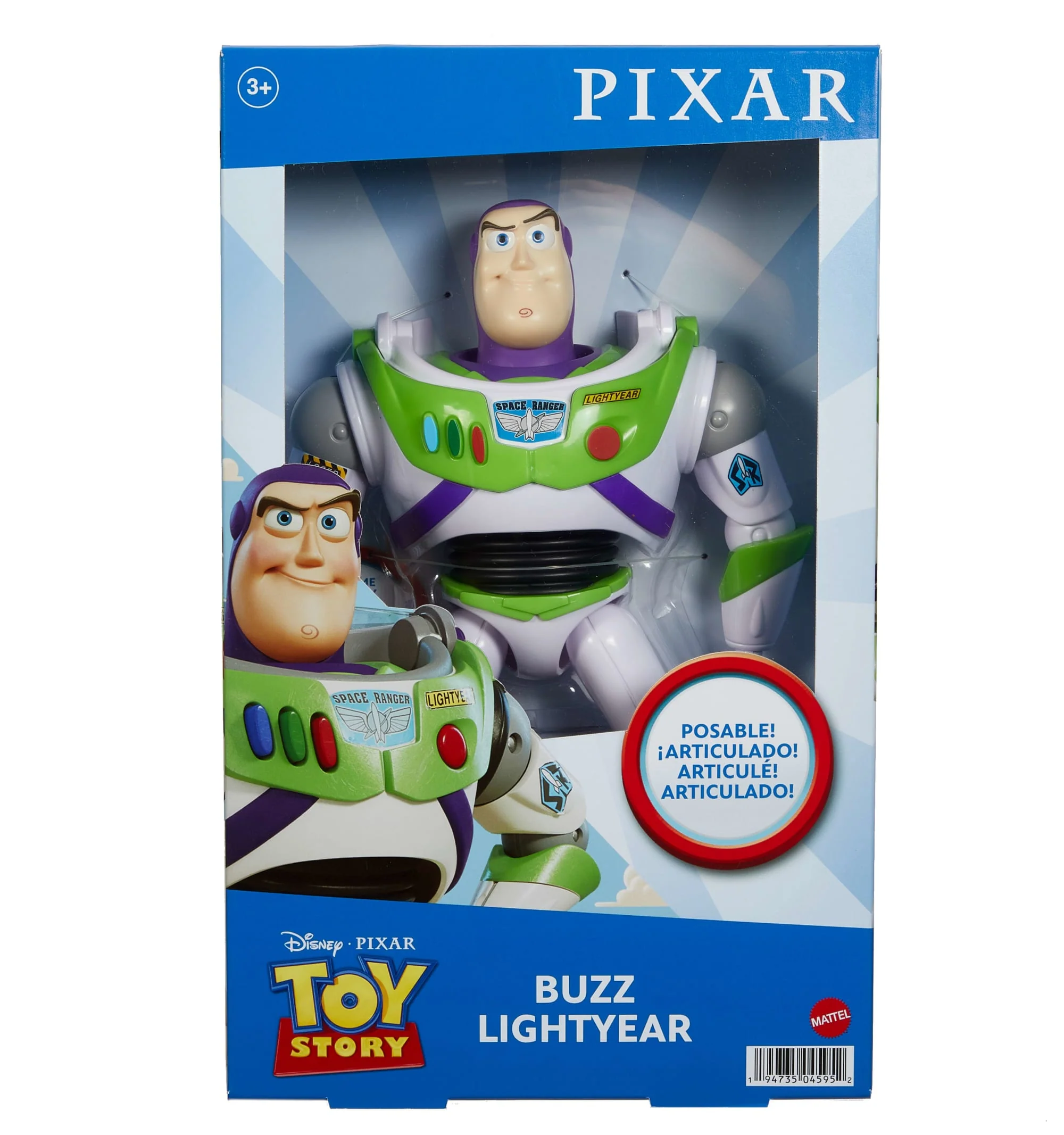 Disney Pixar Toy Story Large Buzz Lightyear Action Figure, Collectible Toy in 12-inch Scale - Image 5