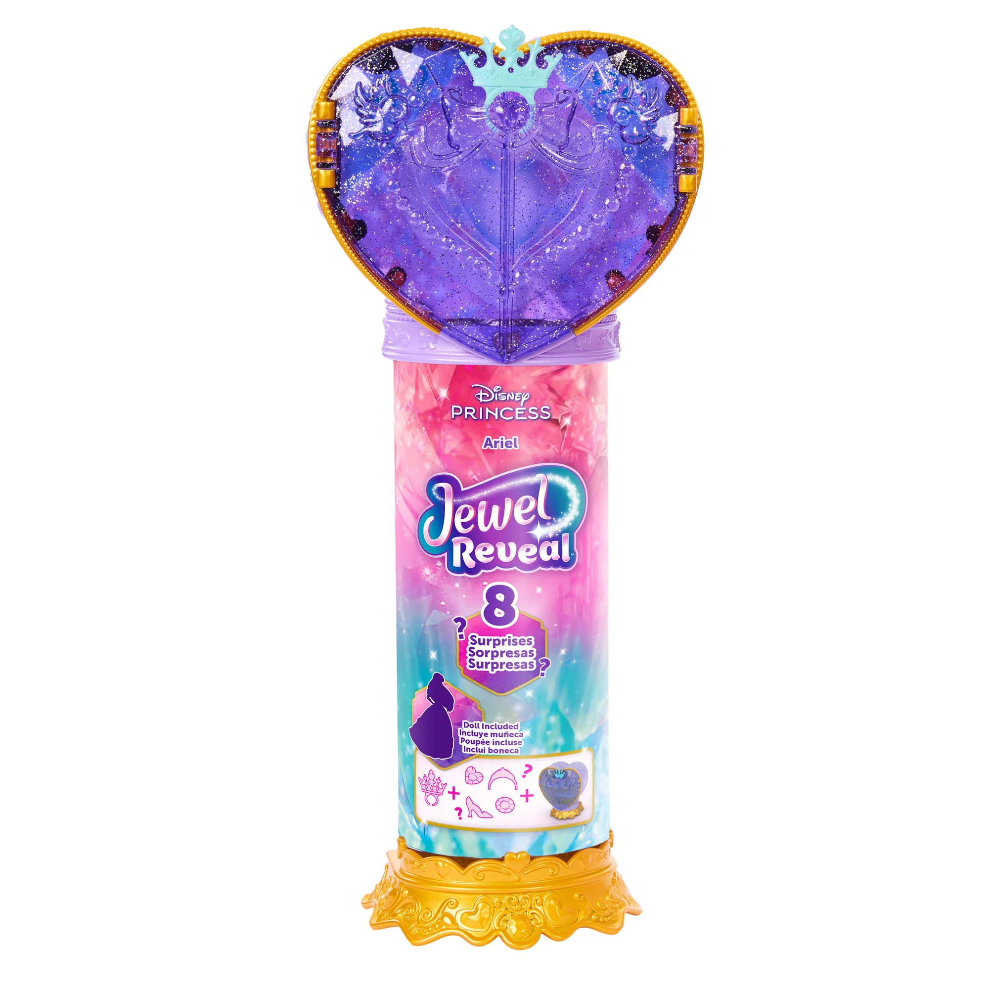 Disney Poupée Princesses Jewel Reveal Ariel - Image 6
