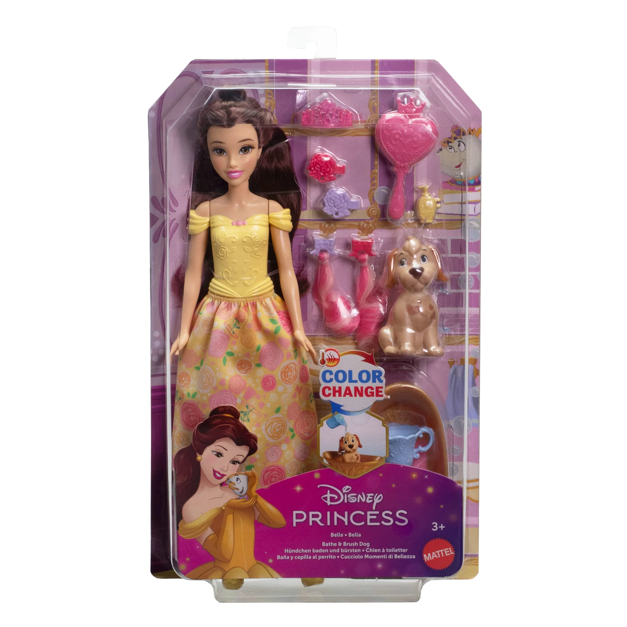 Disney Princesa Casa de Bonecas Hora do Banho com Bella - Image 6
