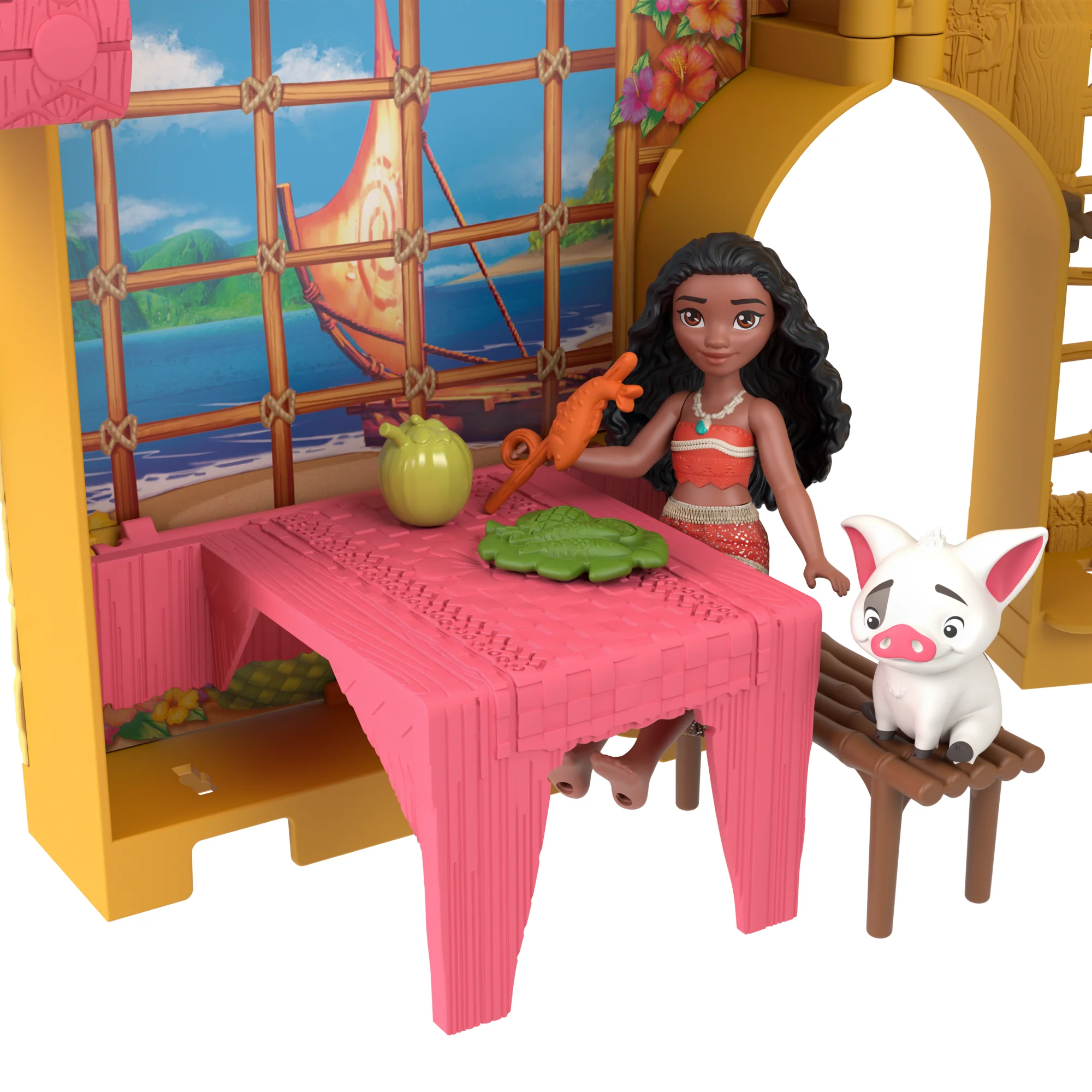 Disney Princesa Conjunto de Brinquedo Castelo Moana Empilhável - Image 4