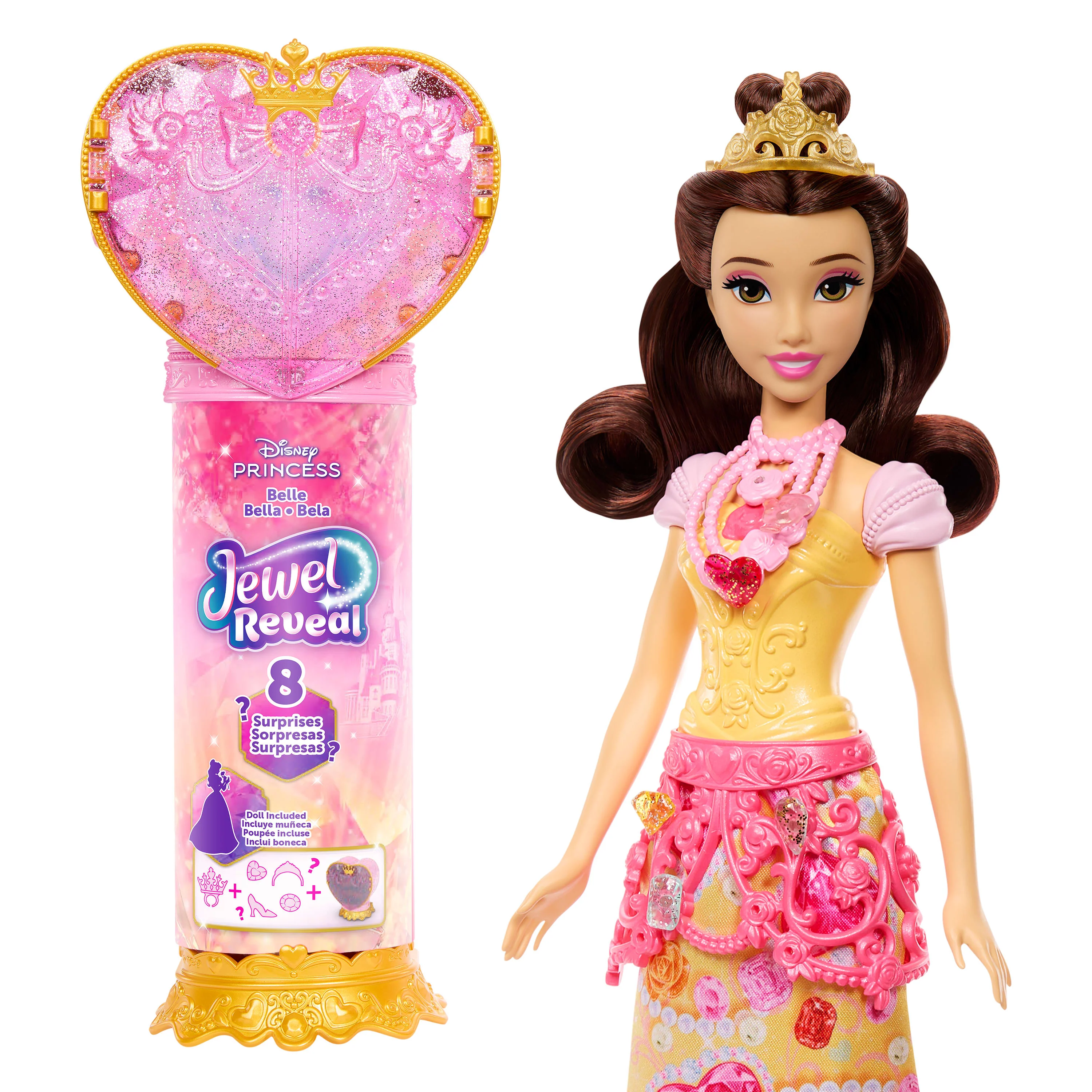 Disney Princesa Muñeca reveal bella