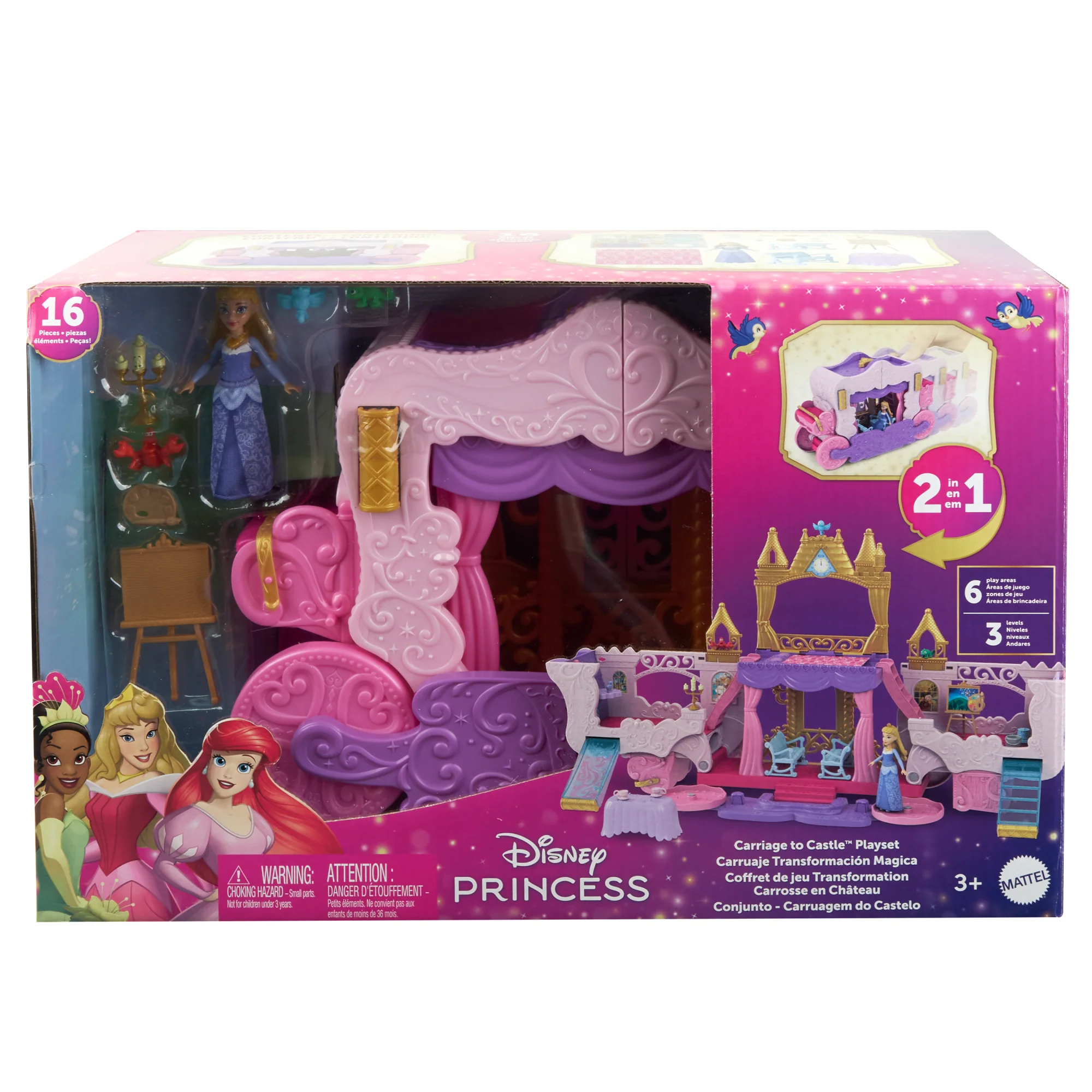 Disney Princesa Set de Juego Carruaje Transformación Mágica - Image 6