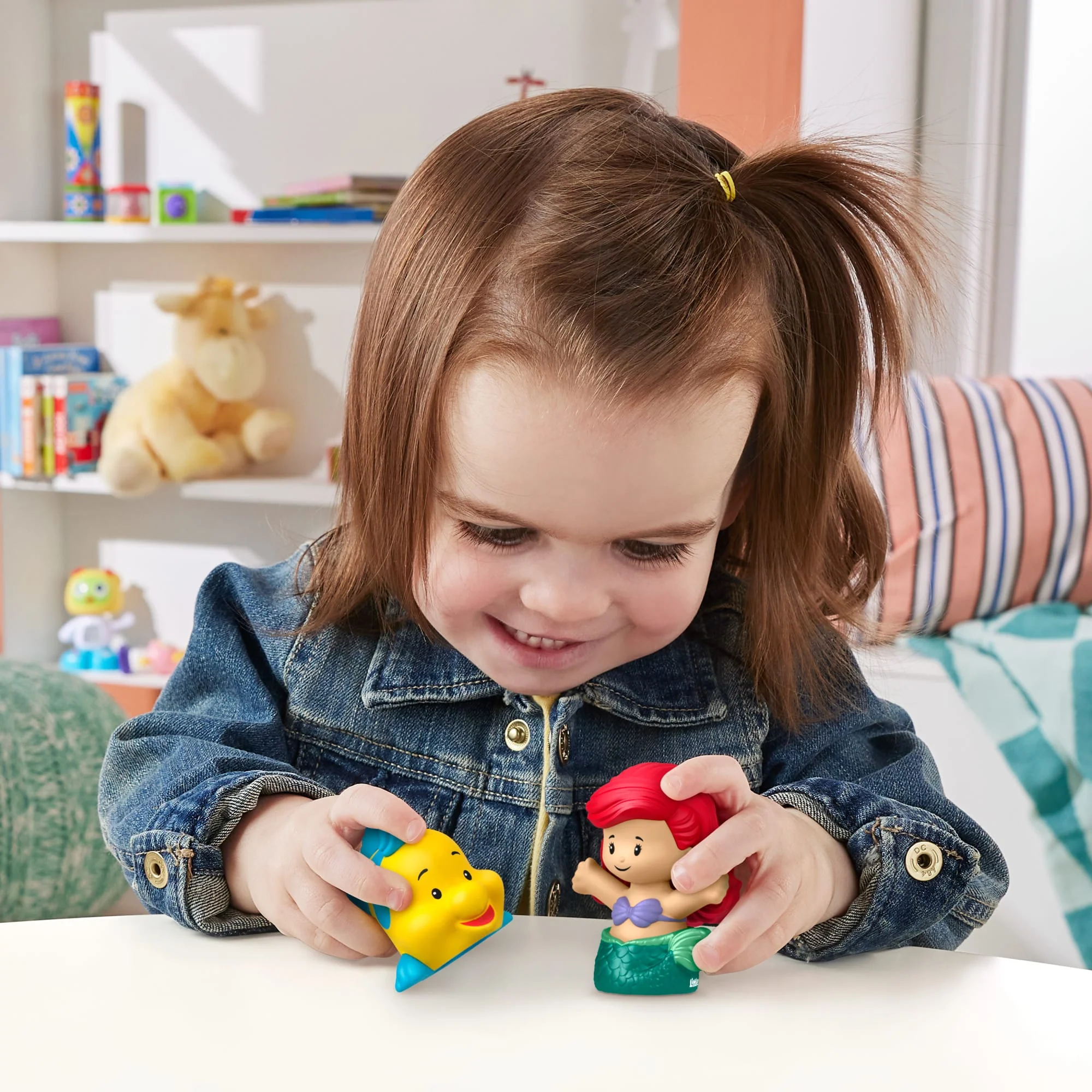 Disney Princess Figure Set Collection Little People Toddler Toys, Characters May Vary - Image 2