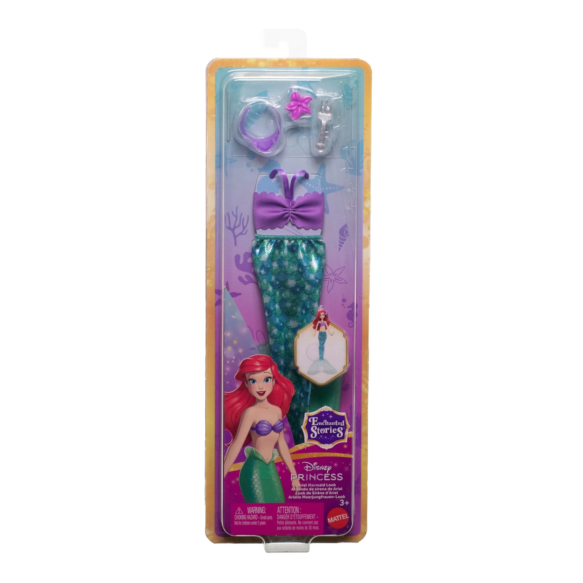 Disney Princess Enchanted Stories Ariel Clothing, Mermaid Fashion & Accessories, Inspired By Movie - Image 6