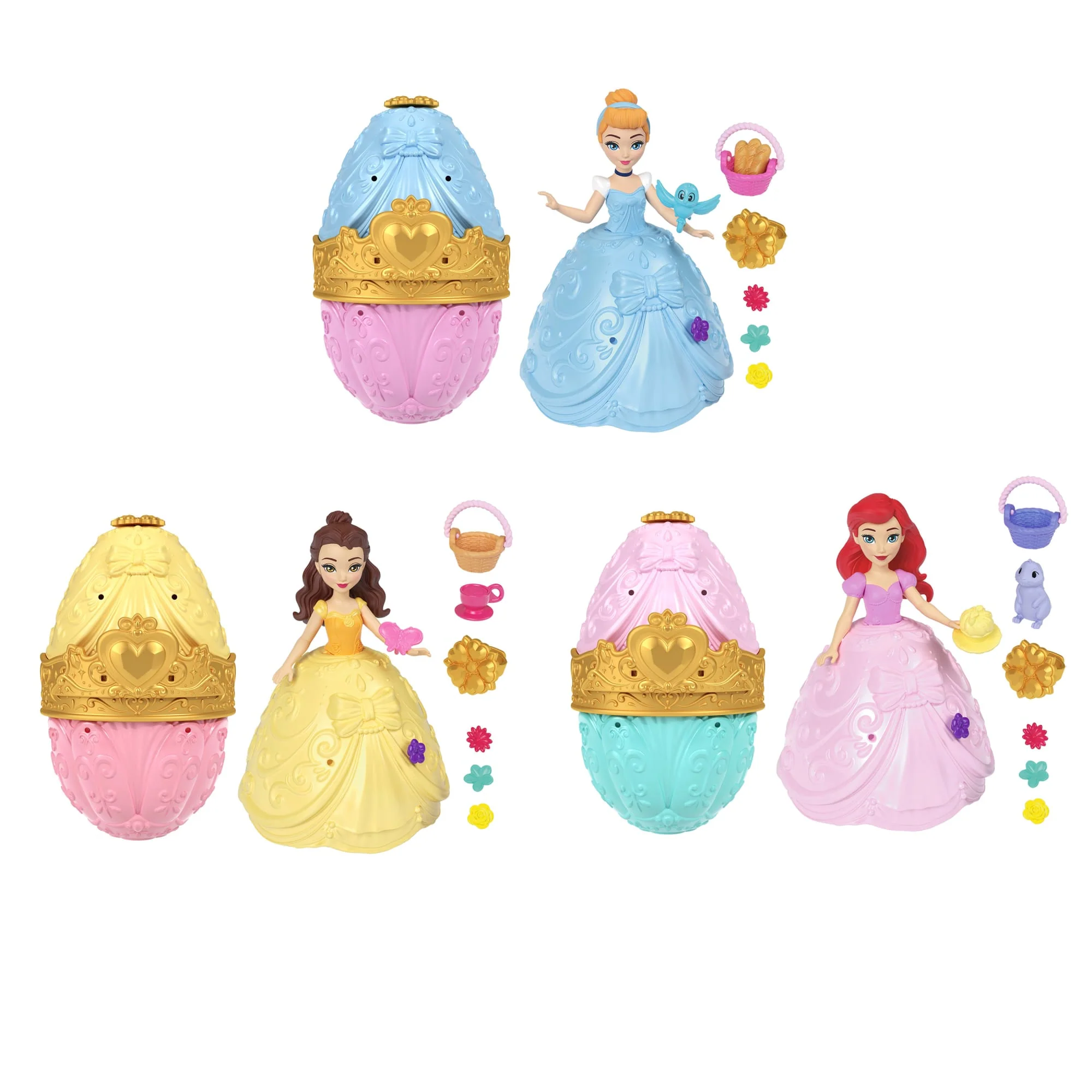 Disney Princess Easter Egg Surprise With 1 Small Doll, 2 Skirts & 10 Accessories - Image 2