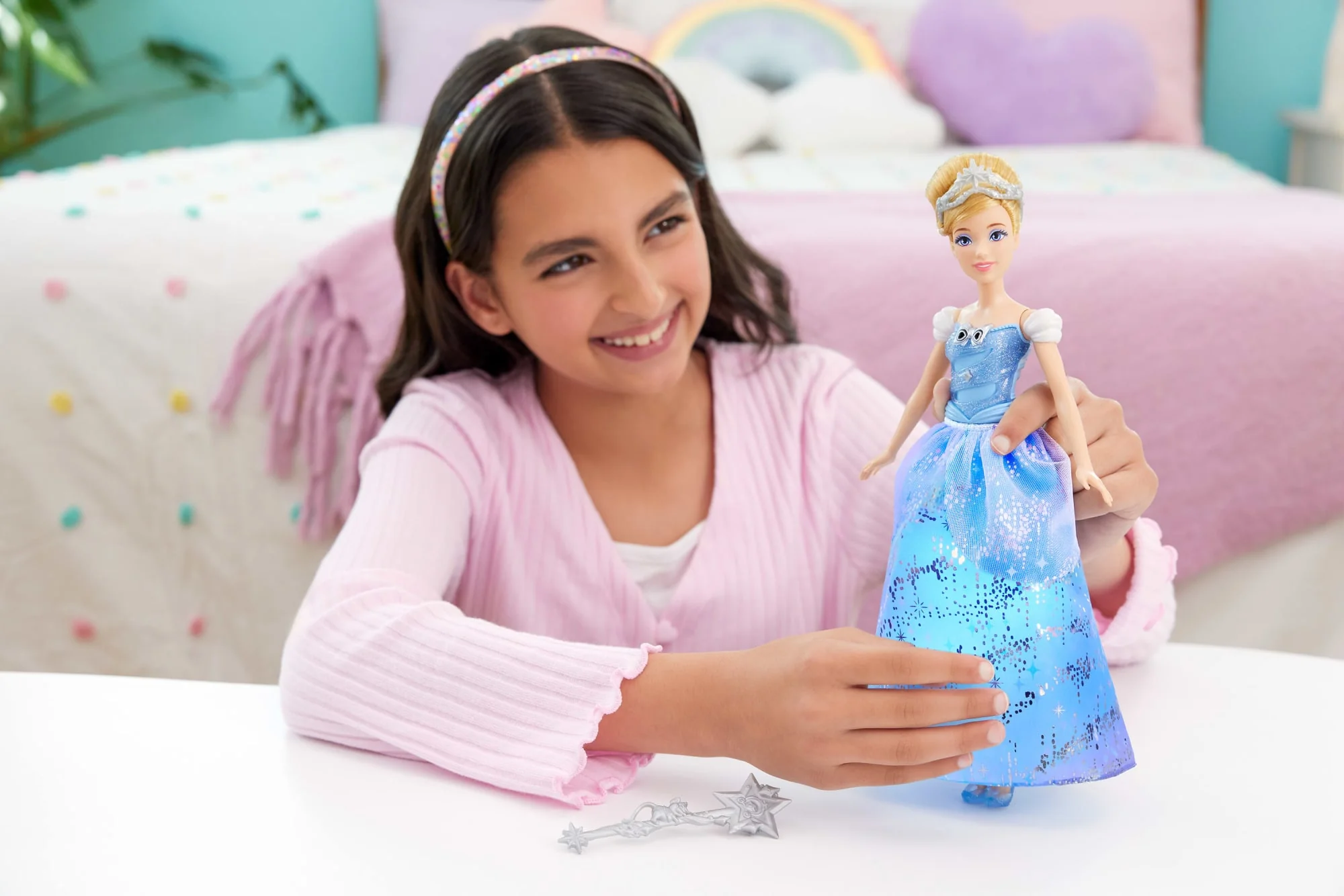 Disney Princess Enchanted Ballgown Cinderella Fashion Doll With Lights & Sounds, inspired By Movie - Image 2
