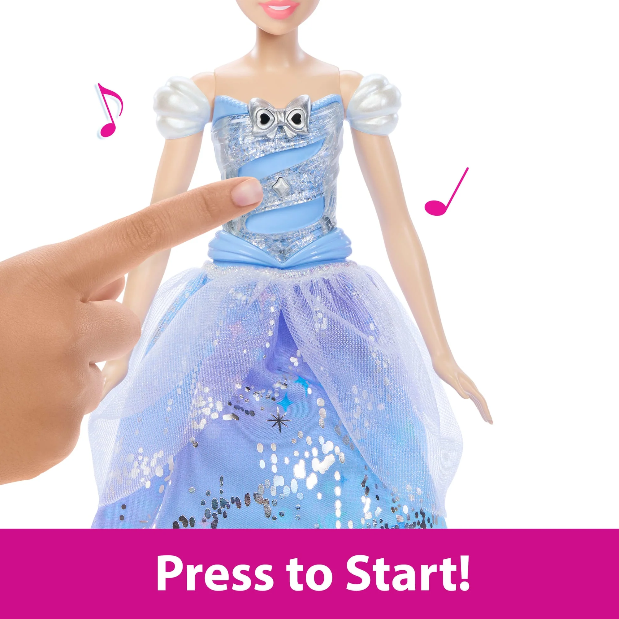 Disney Princess Enchanted Ballgown Cinderella Fashion Doll With Lights & Sounds, inspired By Movie - Image 3