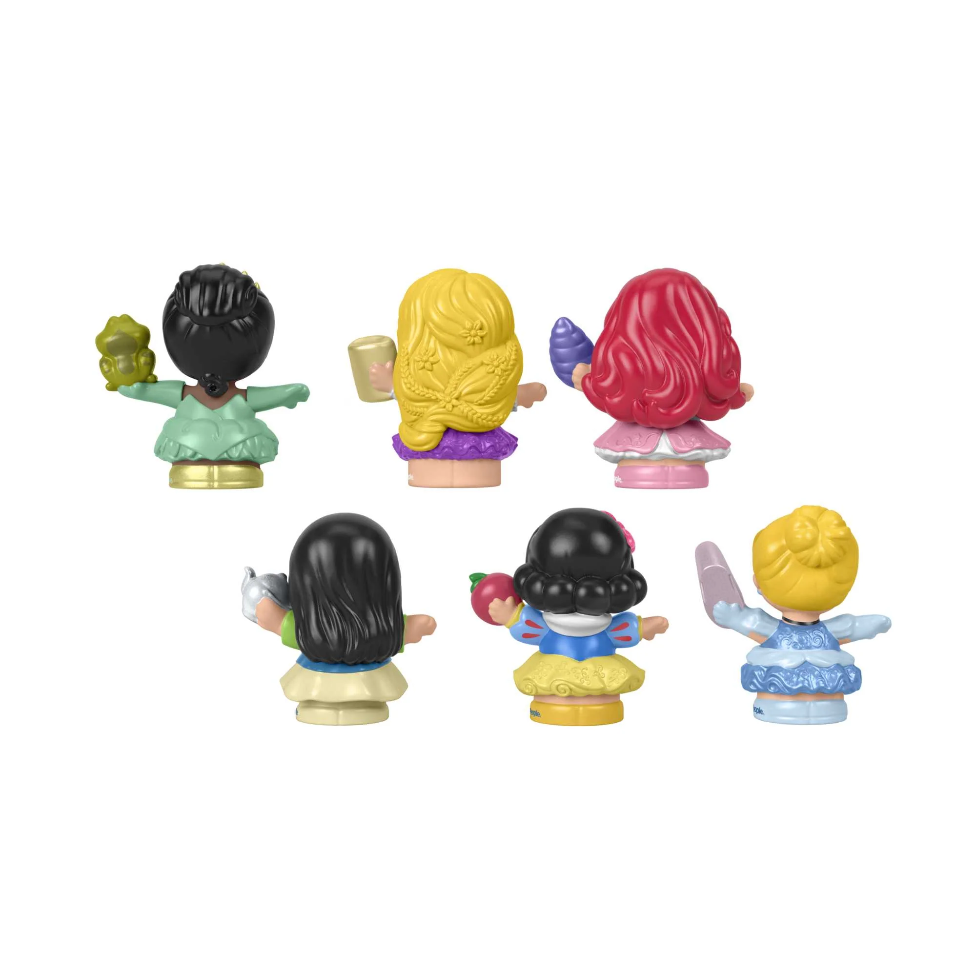 Disney Princess Gift Set Little People Character Figures For Toddlers, 6 Pieces - Image 6