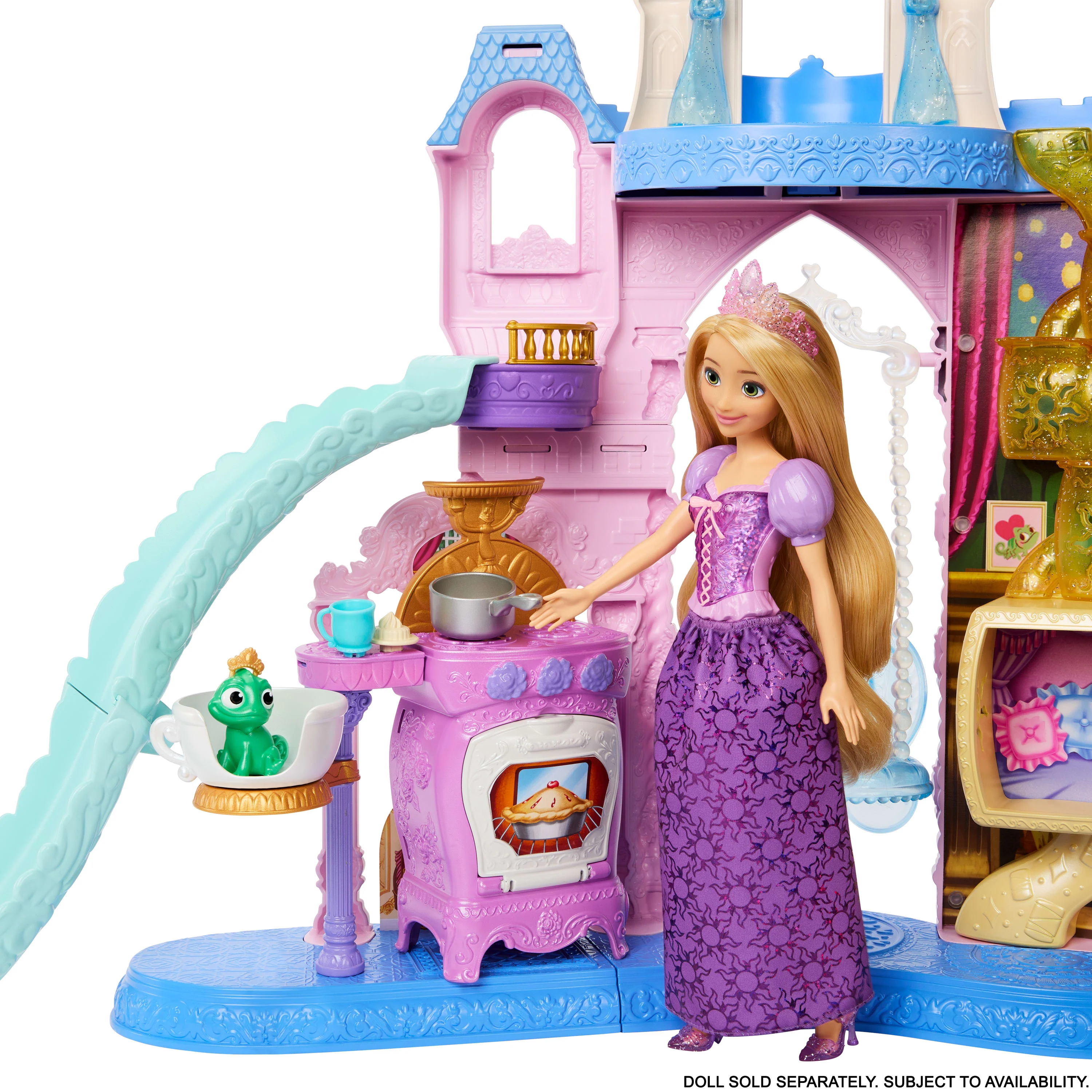 Disney Princess Pet Palace Playset With 7 Play Areas, 3 Animal Friends & 20+ Furniture & Accy - Image 3