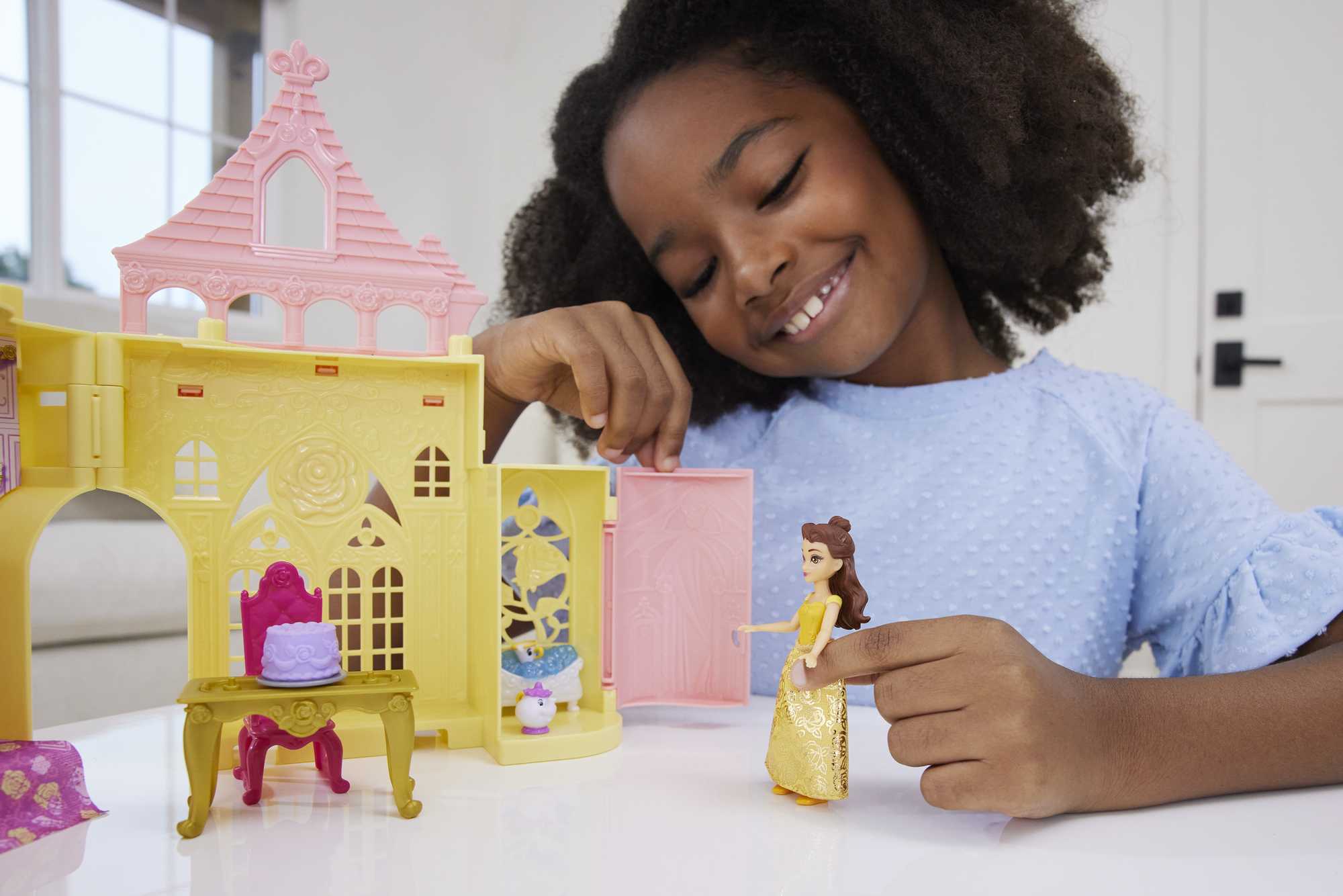 Disney Princess Toys, Belle's Stacking Castle, Gifts For Kids - Image 2
