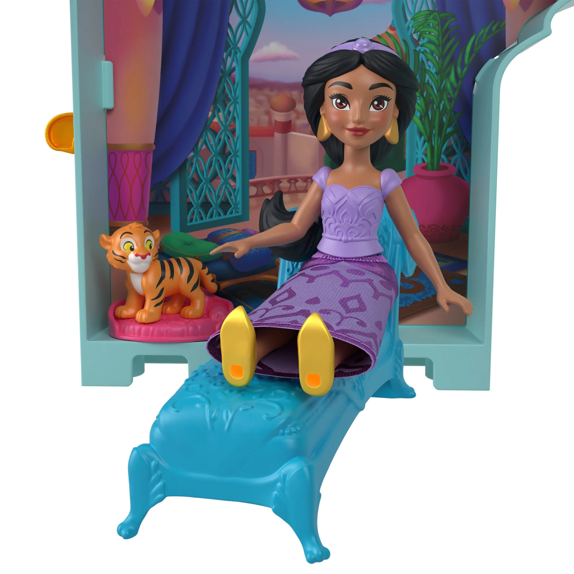 Disney Princess Jasmine Stacking Castle Doll House With Small Doll, inspired By Disney Movie Aladdin - Image 5