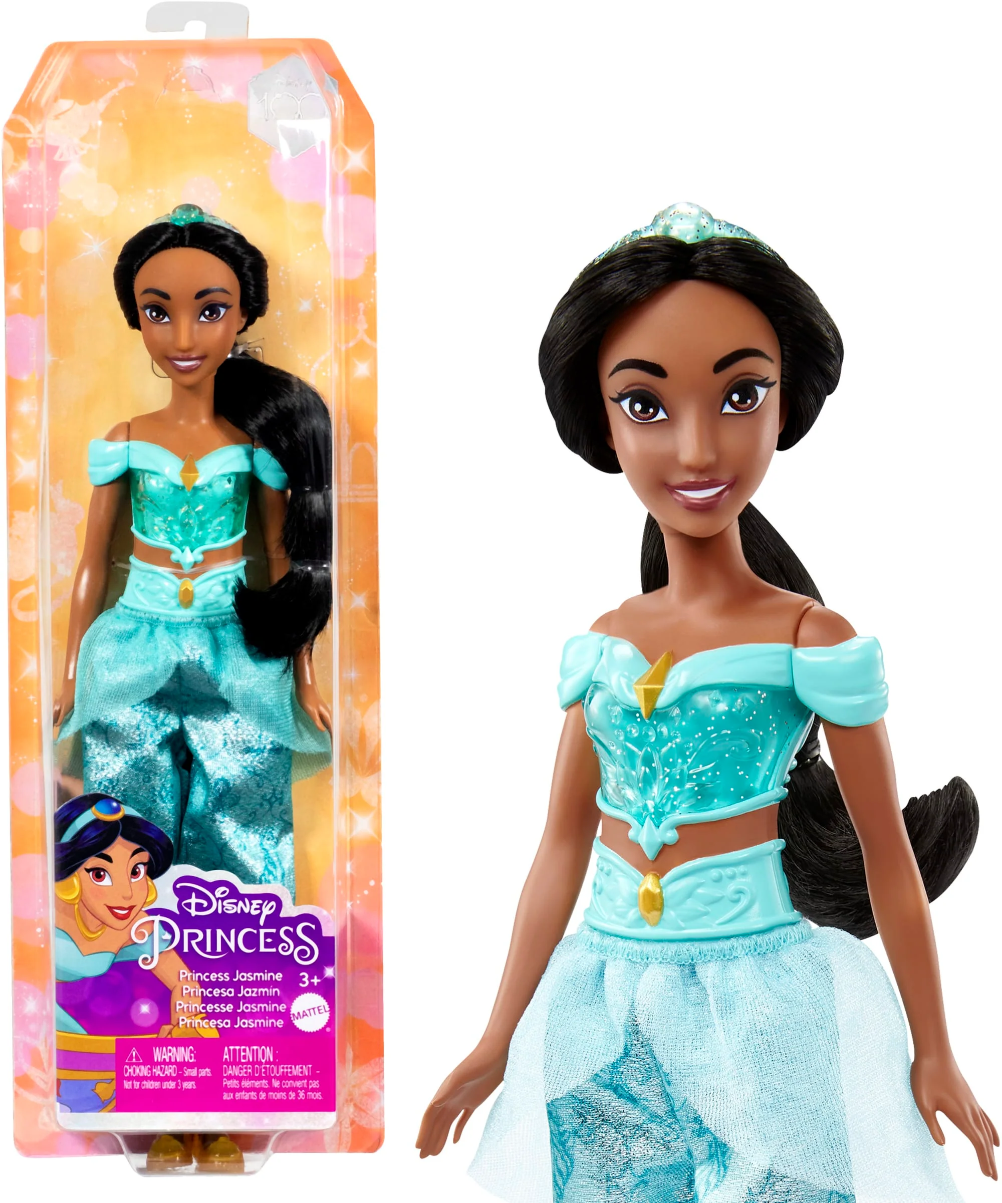 Disney Princess Toys, Jasmine Fashion Doll And Accessories