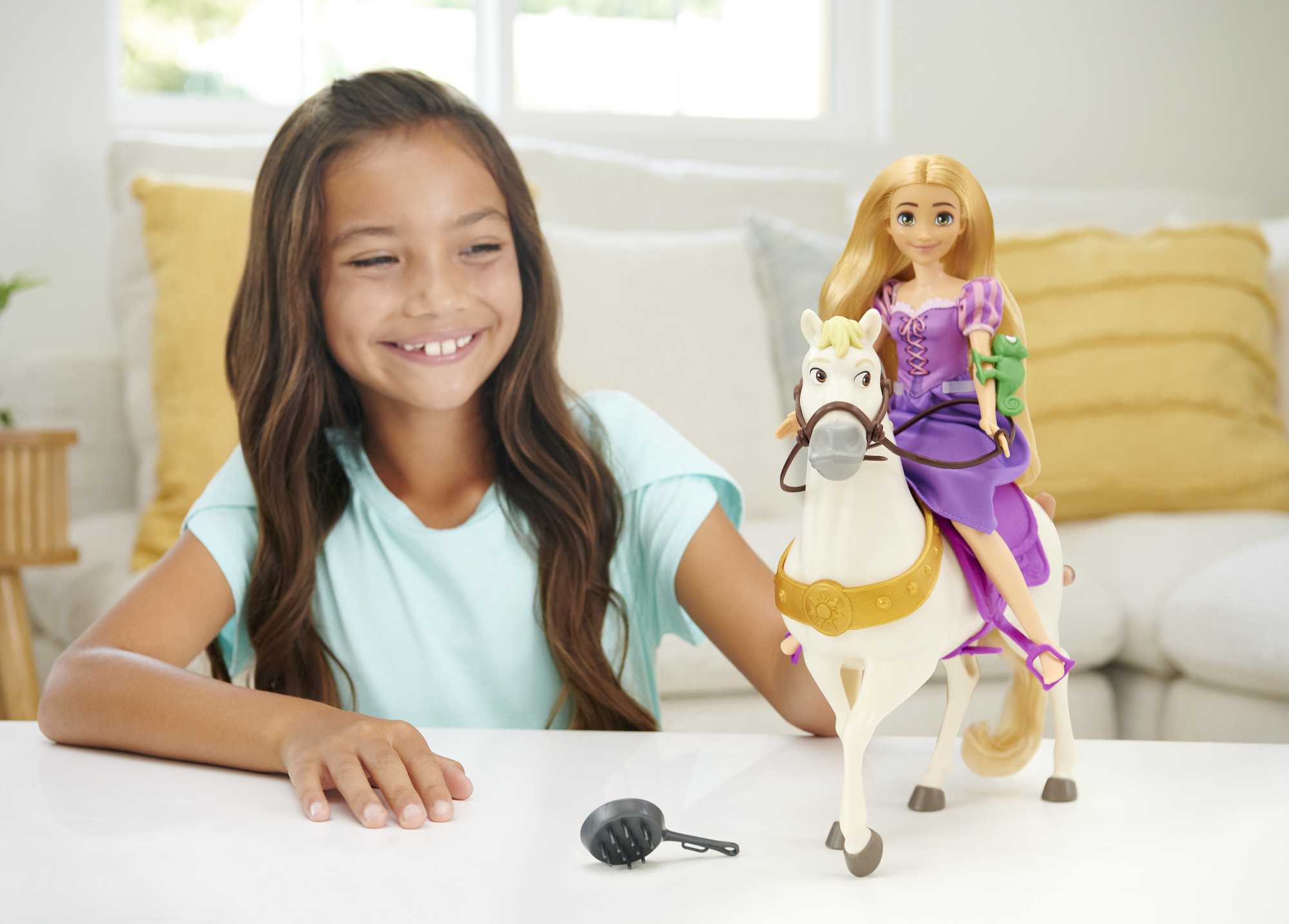 Disney Princess Toys, Rapunzel Doll And Horse, Gifts For Kids - Image 2