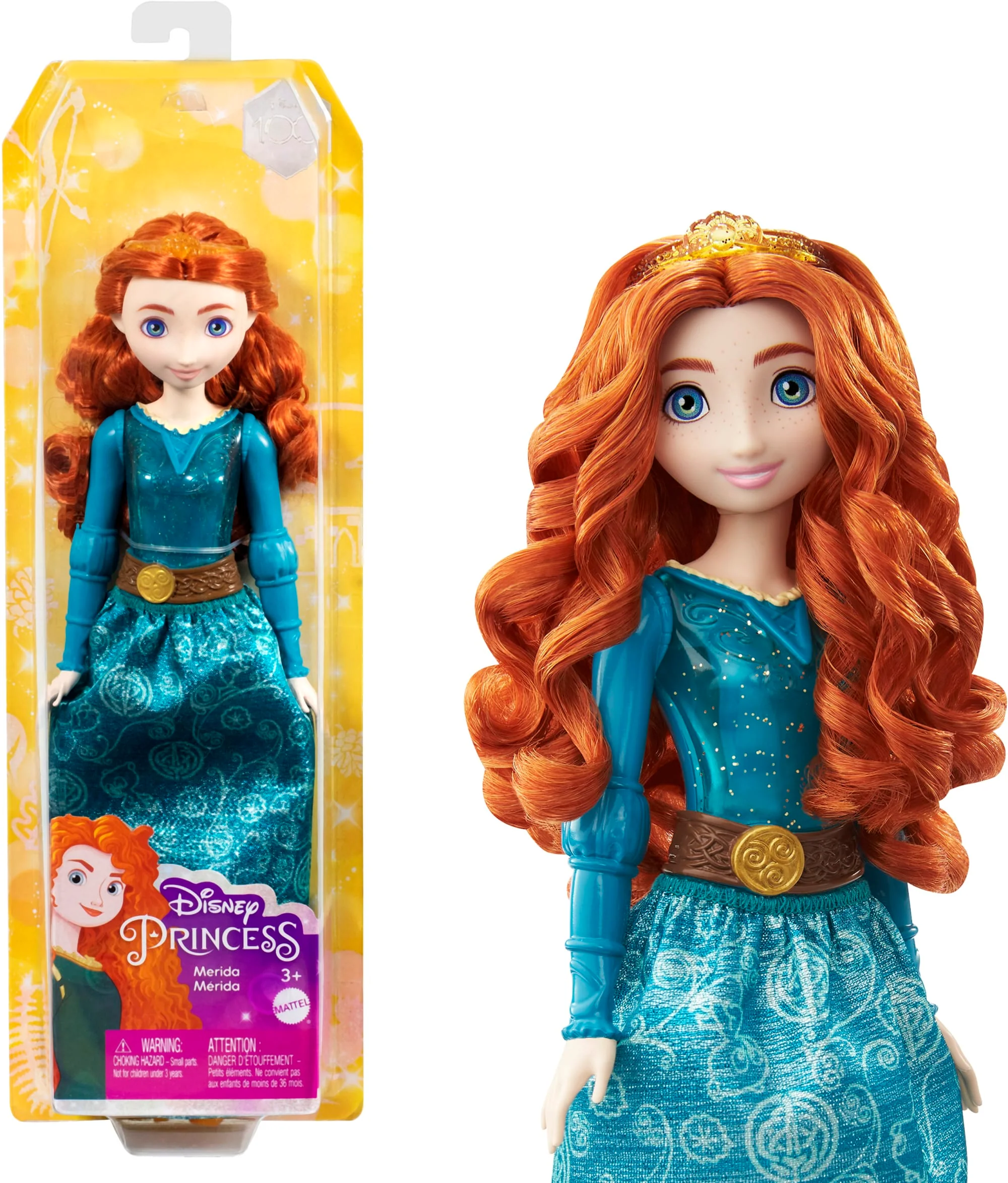 Disney-Princesses Disney-Merida-Poupée, Habillage et Accessoires