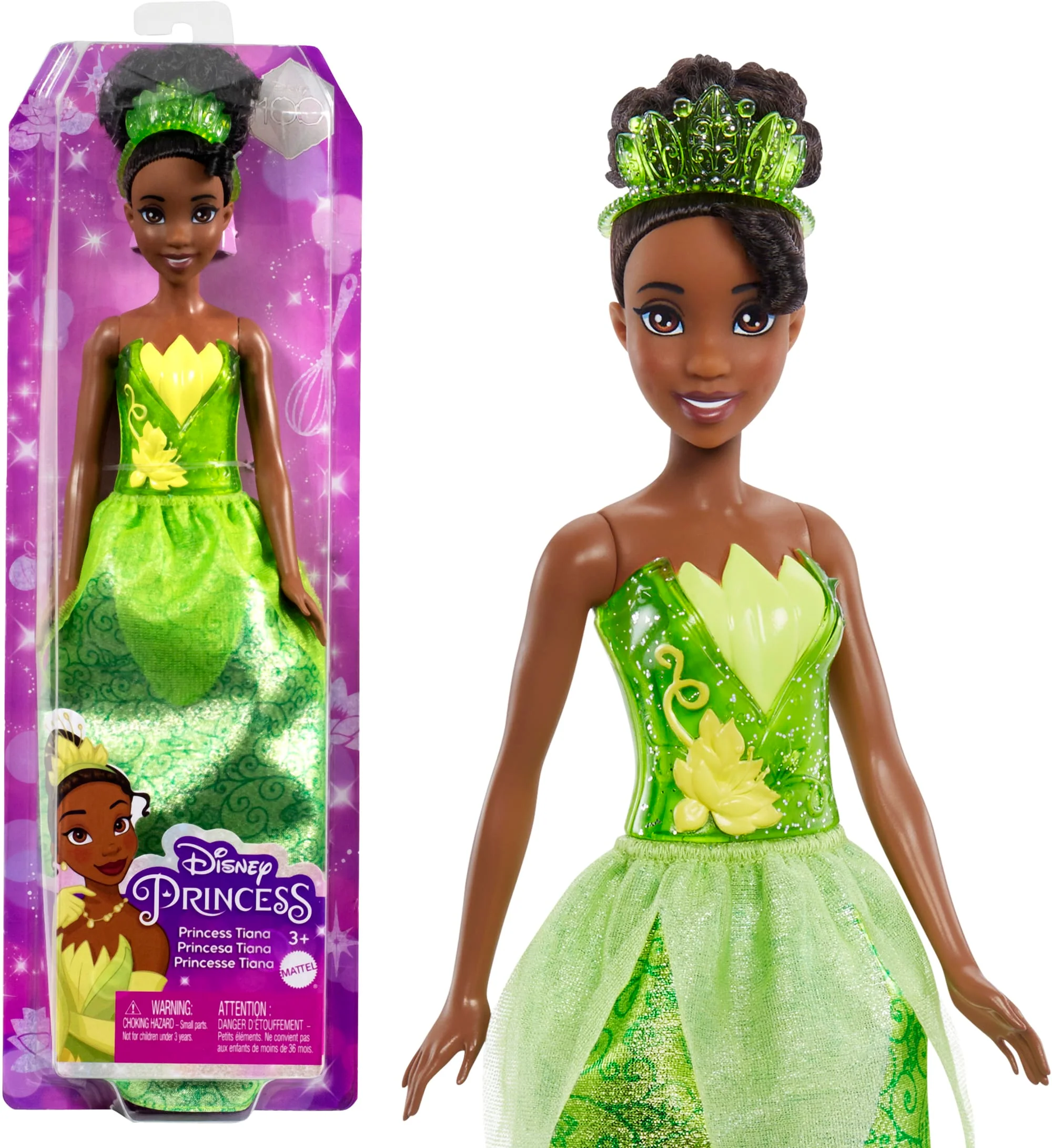 Disney-Princesses Disney-Tiana-Poupée, Habillage et Accessoires