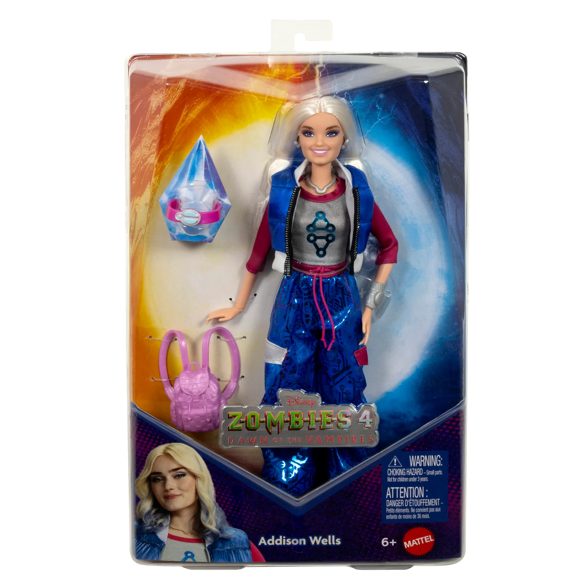 Disney Zombies 4: Dawn Of The Vampires Addison Wells Doll With Movie-inspired Outfit & Accessories - Image 6