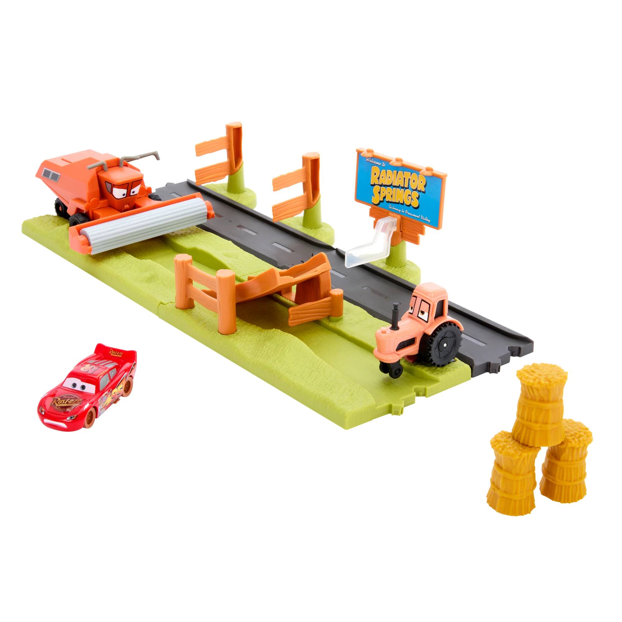 Disney/Pixar Les Bagnoles Coffret Fuite de Frank, Course et Cascades