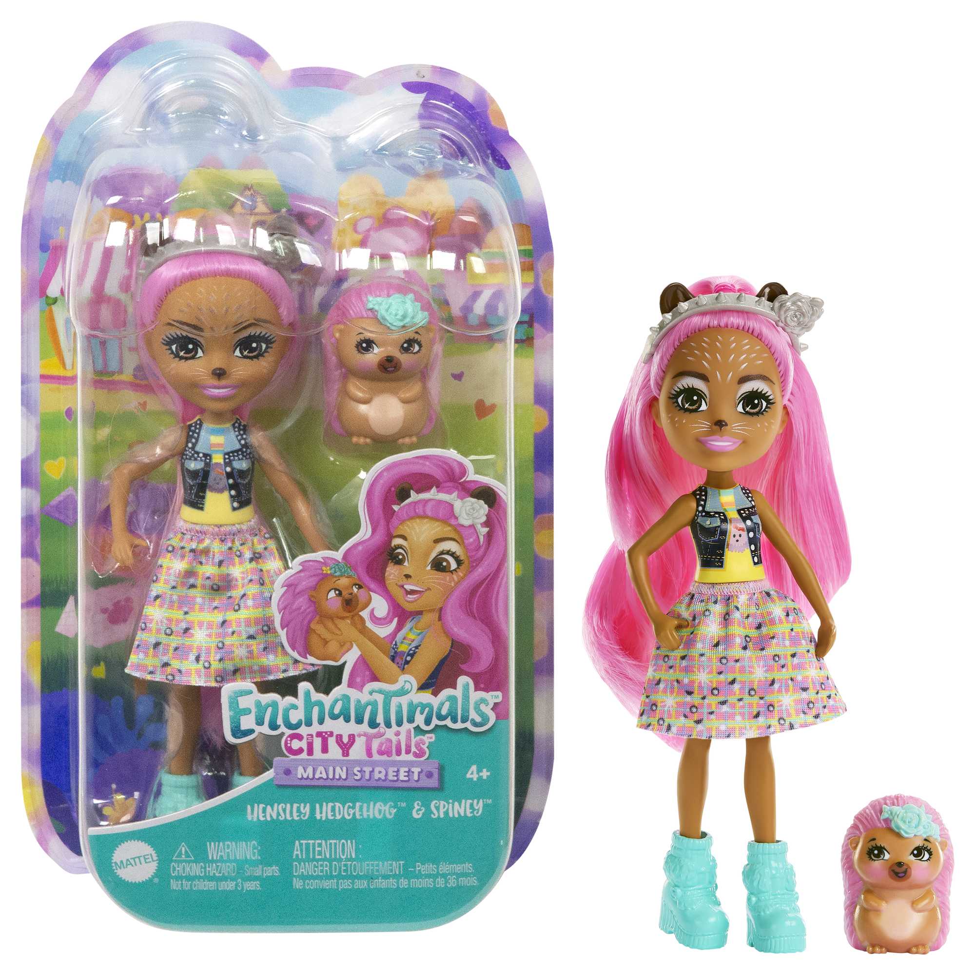 Enchantimals Dolls | City Tails Hensley Hedgehog Doll And Figure