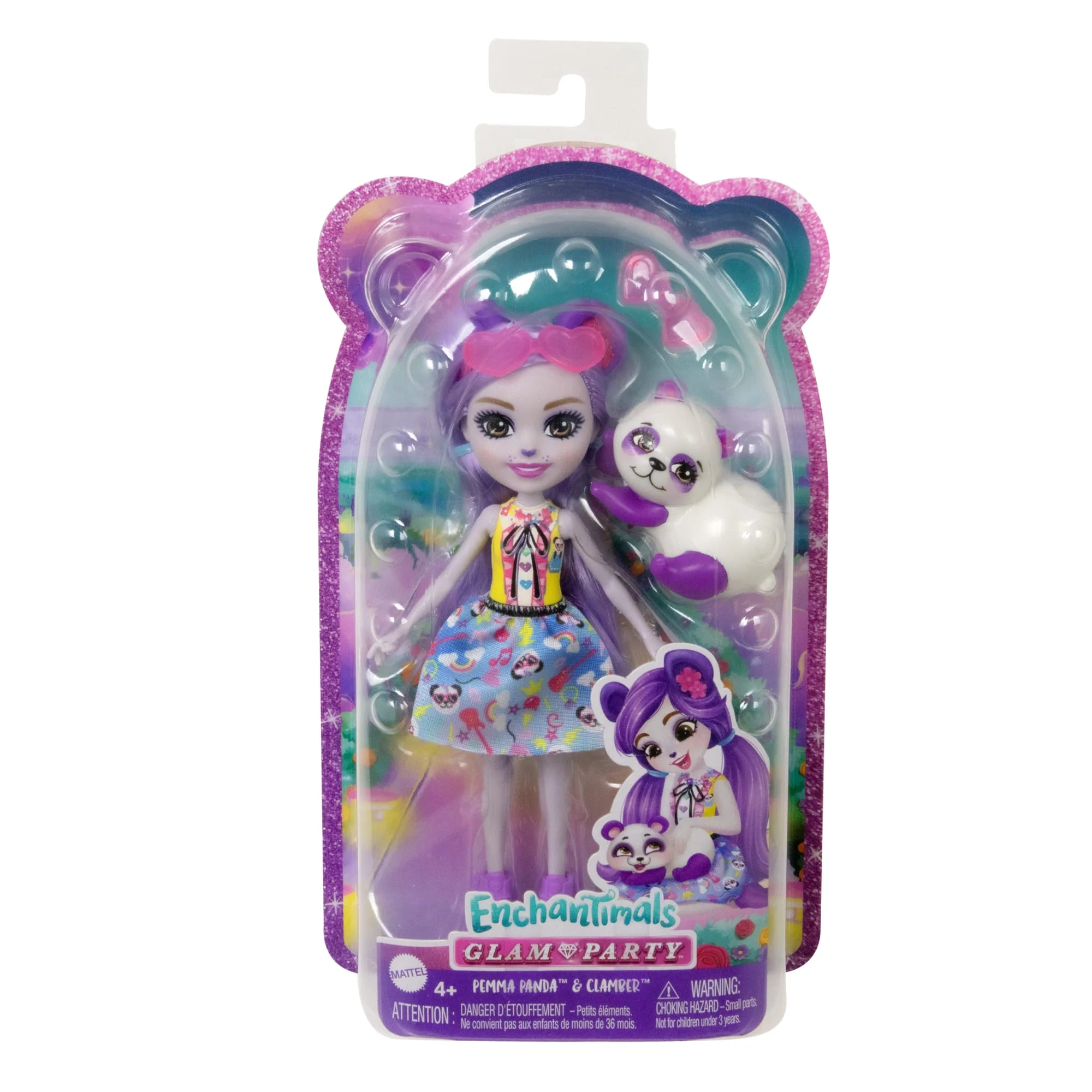 Enchantimals Dolls, Glam Party Pemma Panda Doll And Figure - Image 6