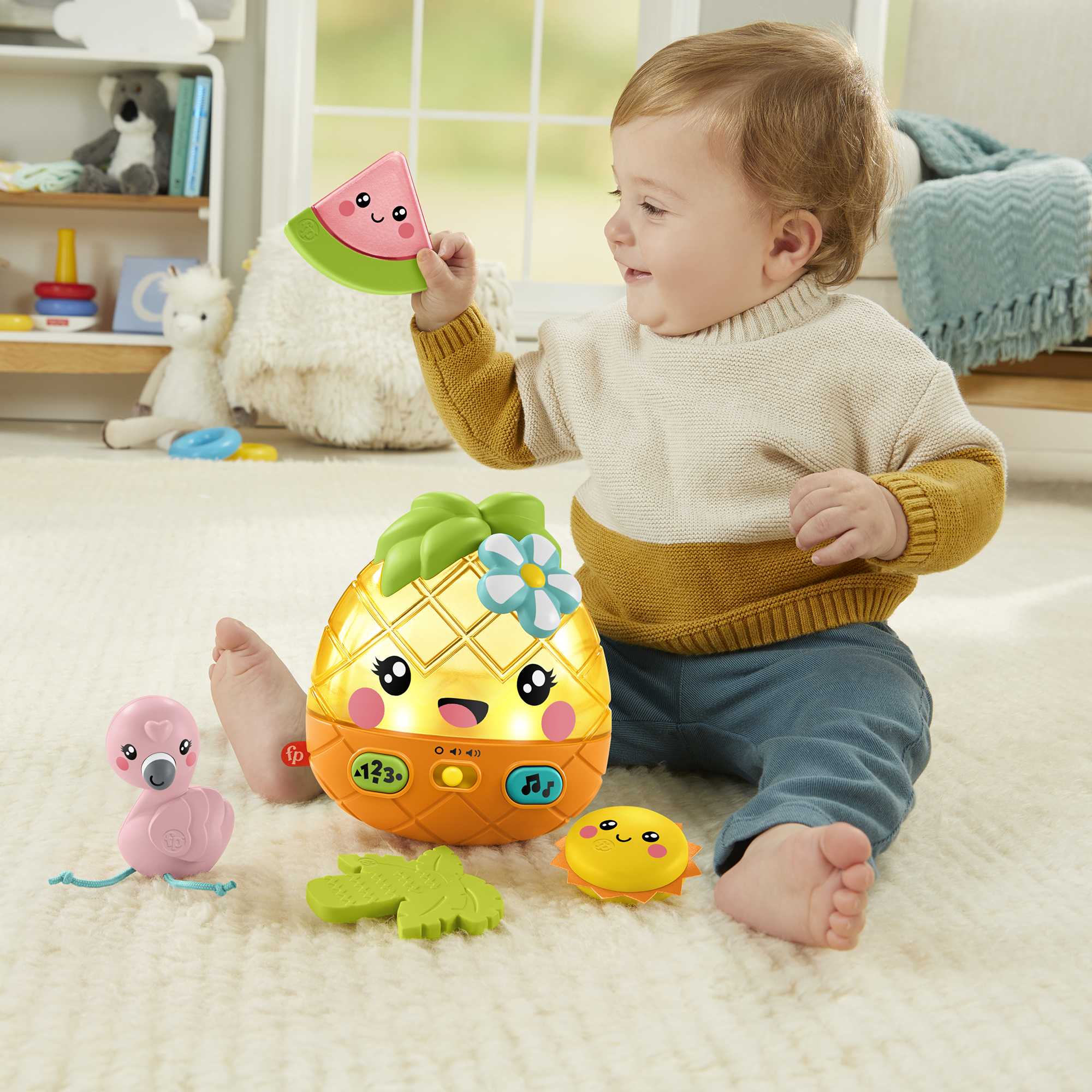 Fisher-Price Amis Merveilleux Ananas Mélodies et Lumières Magiques - Image 2