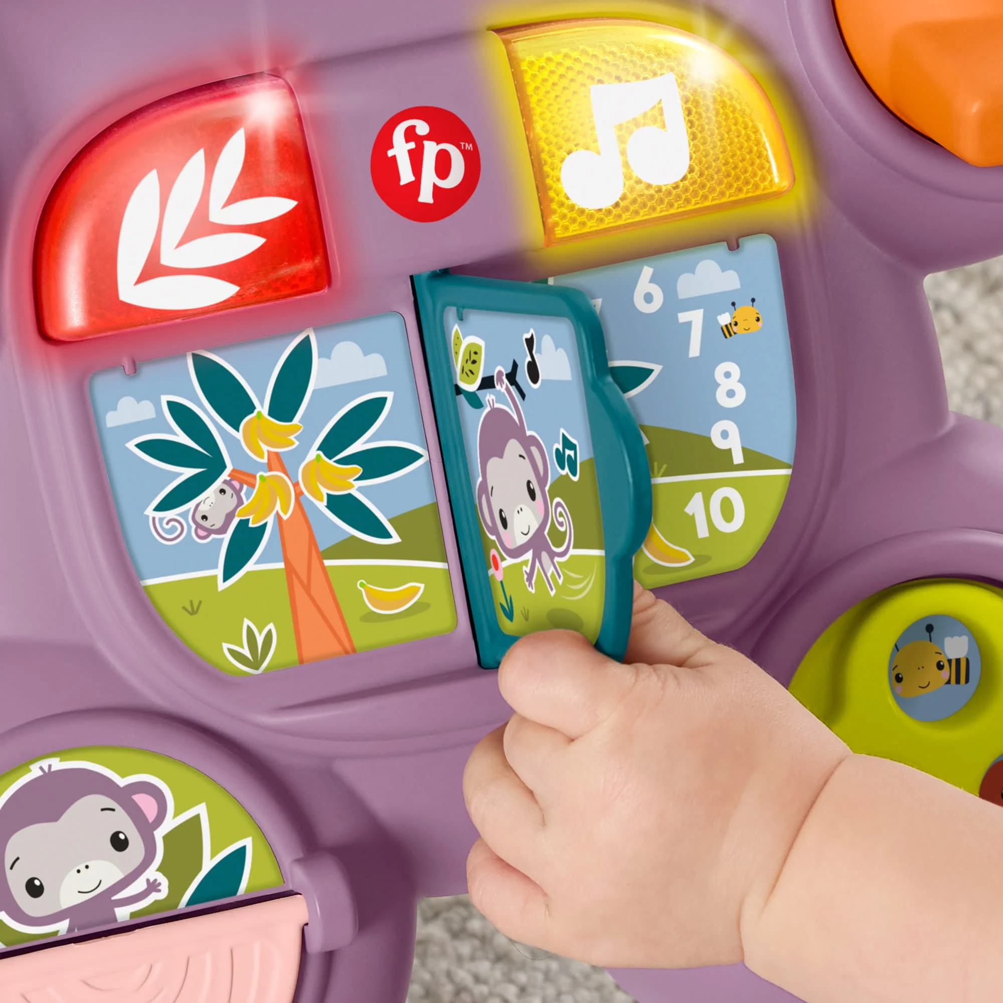 Fisher-Price Andadera para Bebés Aprende Conmigo Amigo Mono - Image 5