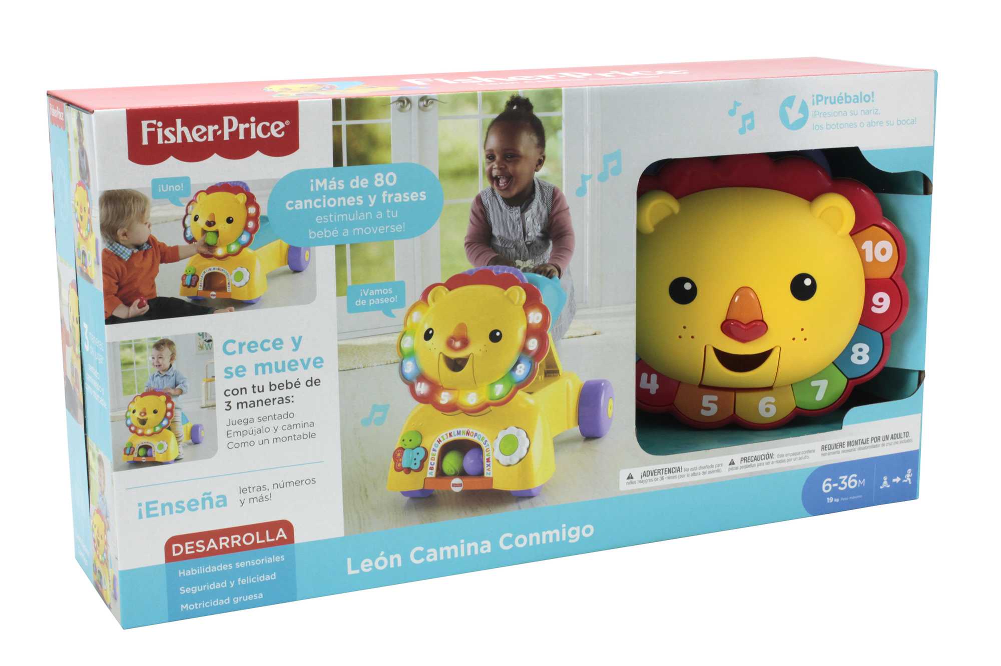Fisher-Price Andadera para Bebés León Camina Conmigo - Image 5