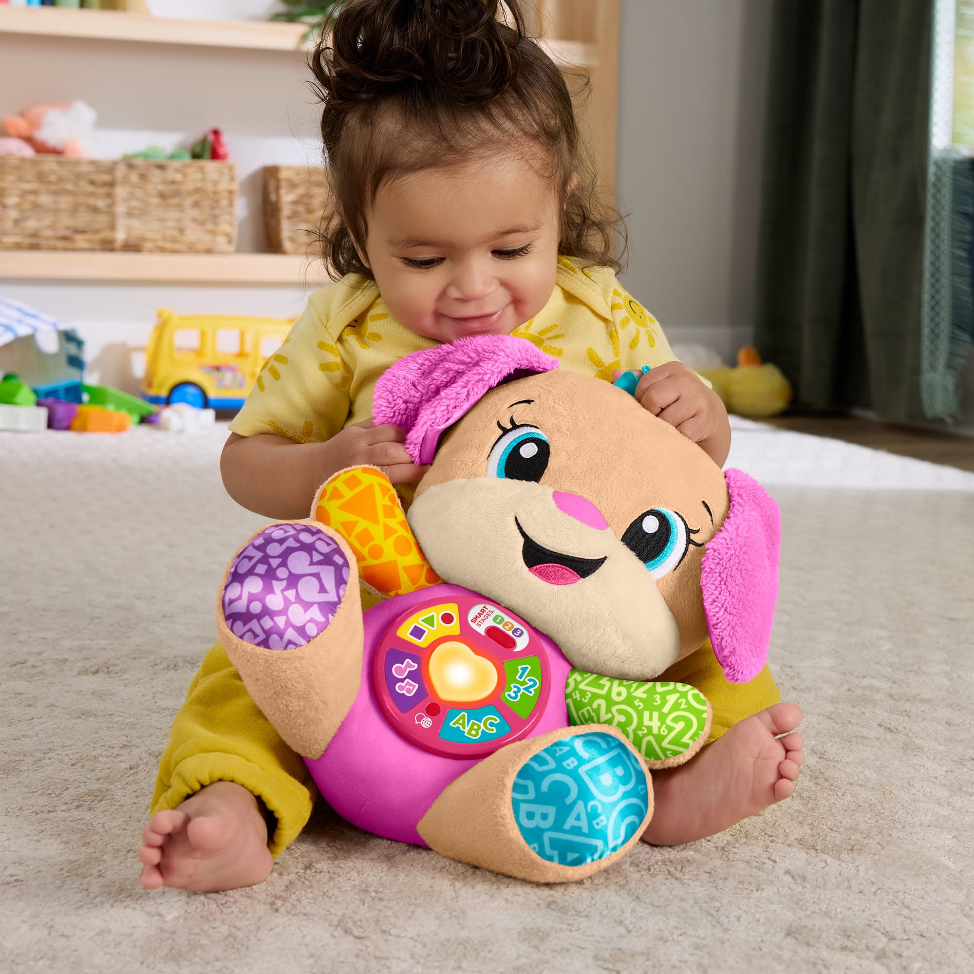 Fisher-Price Aprender e Brincar Brinquedo para Bebês Irmã do Cachorrinho Aprende Comigo - Image 4