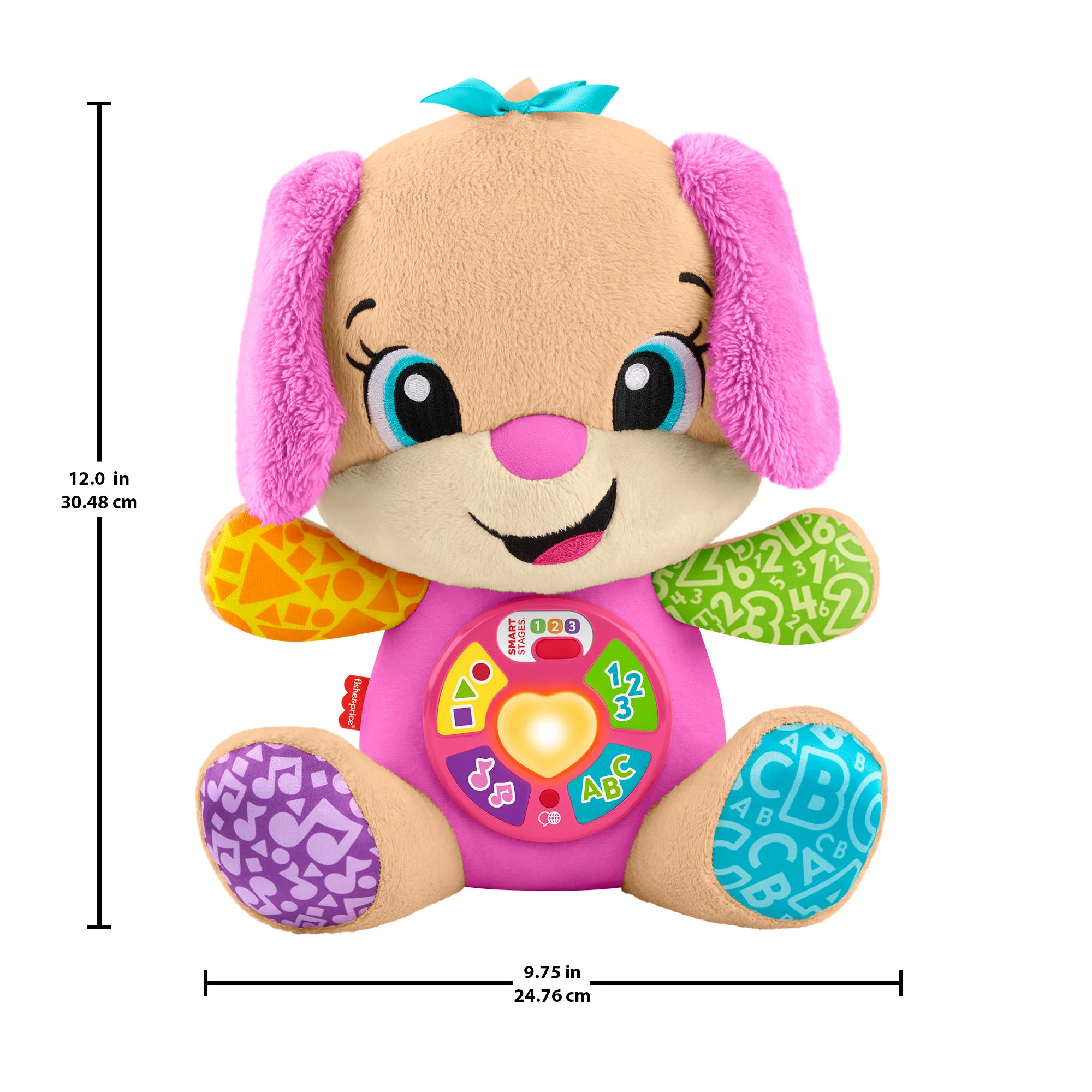 Fisher-Price Aprender e Brincar Brinquedo para Bebês Irmã do Cachorrinho Aprende Comigo - Image 5