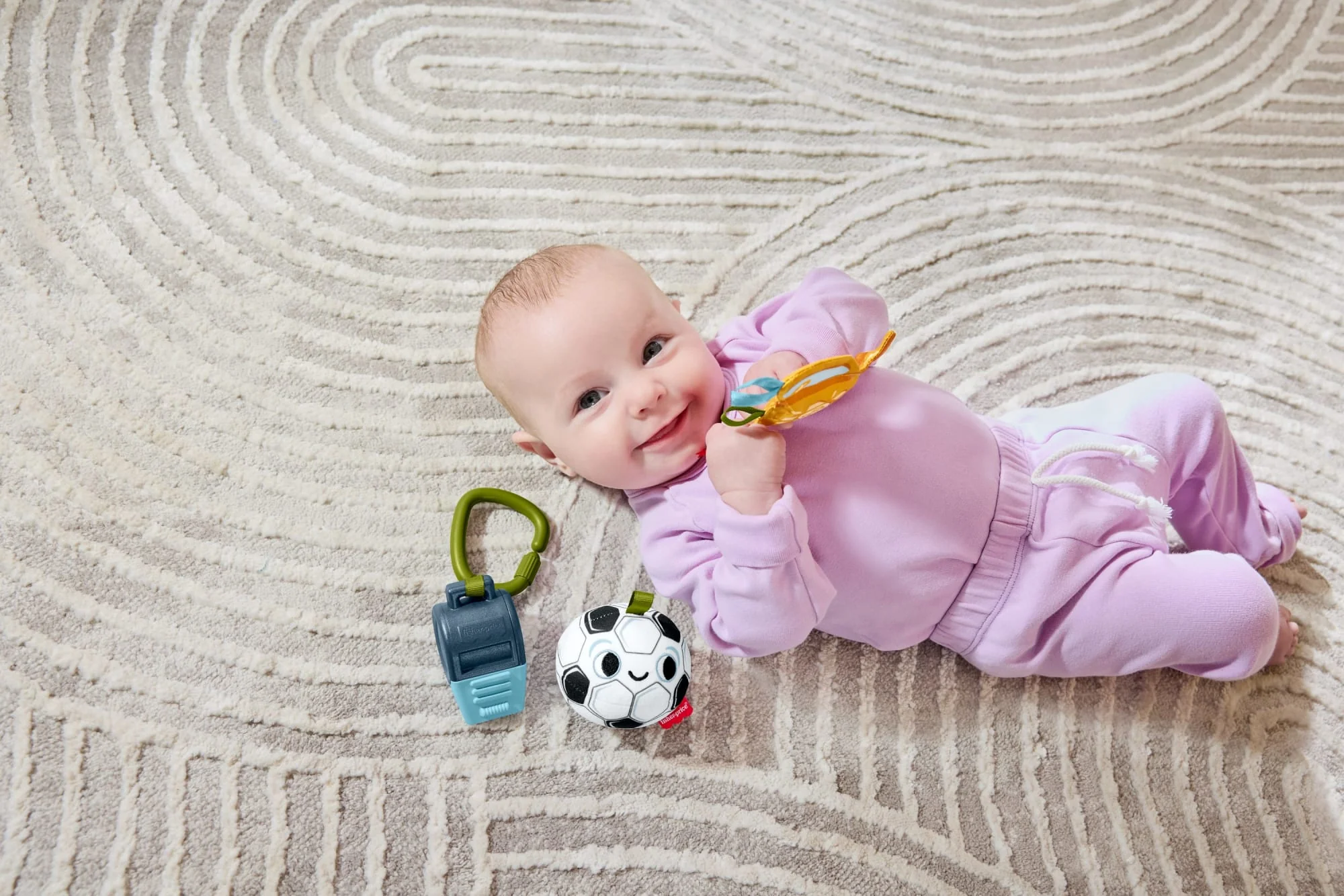 Fisher-Price Baby Brinquedo para Bebês Conjunto Sensorial de Futebol - Image 2