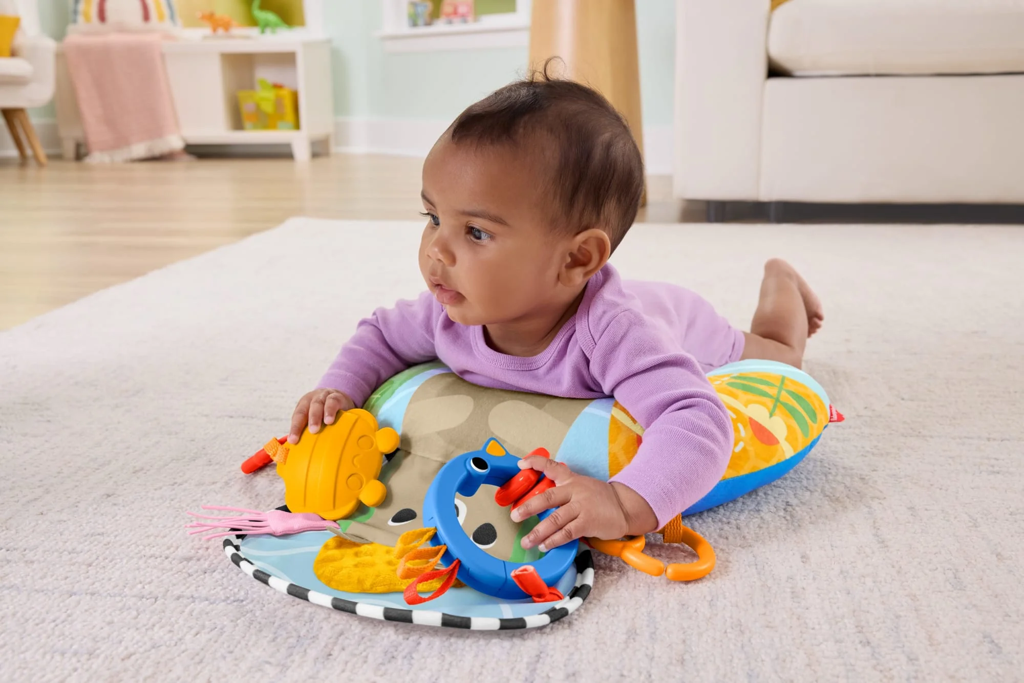 Fisher-Price Baby Brinquedo para Bebês FP Almofada Colorida - Image 2
